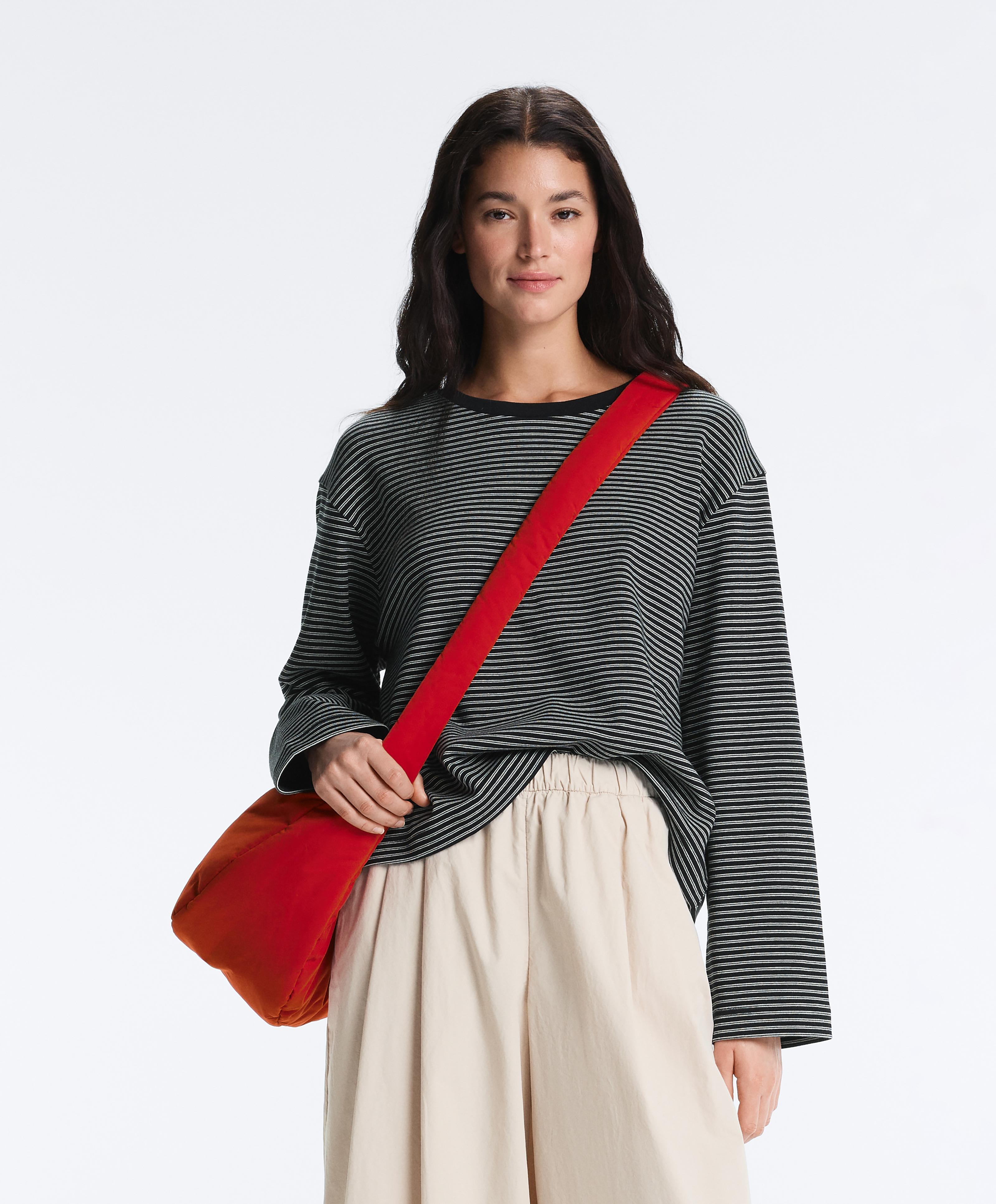 Knotted shoulder bag — RED