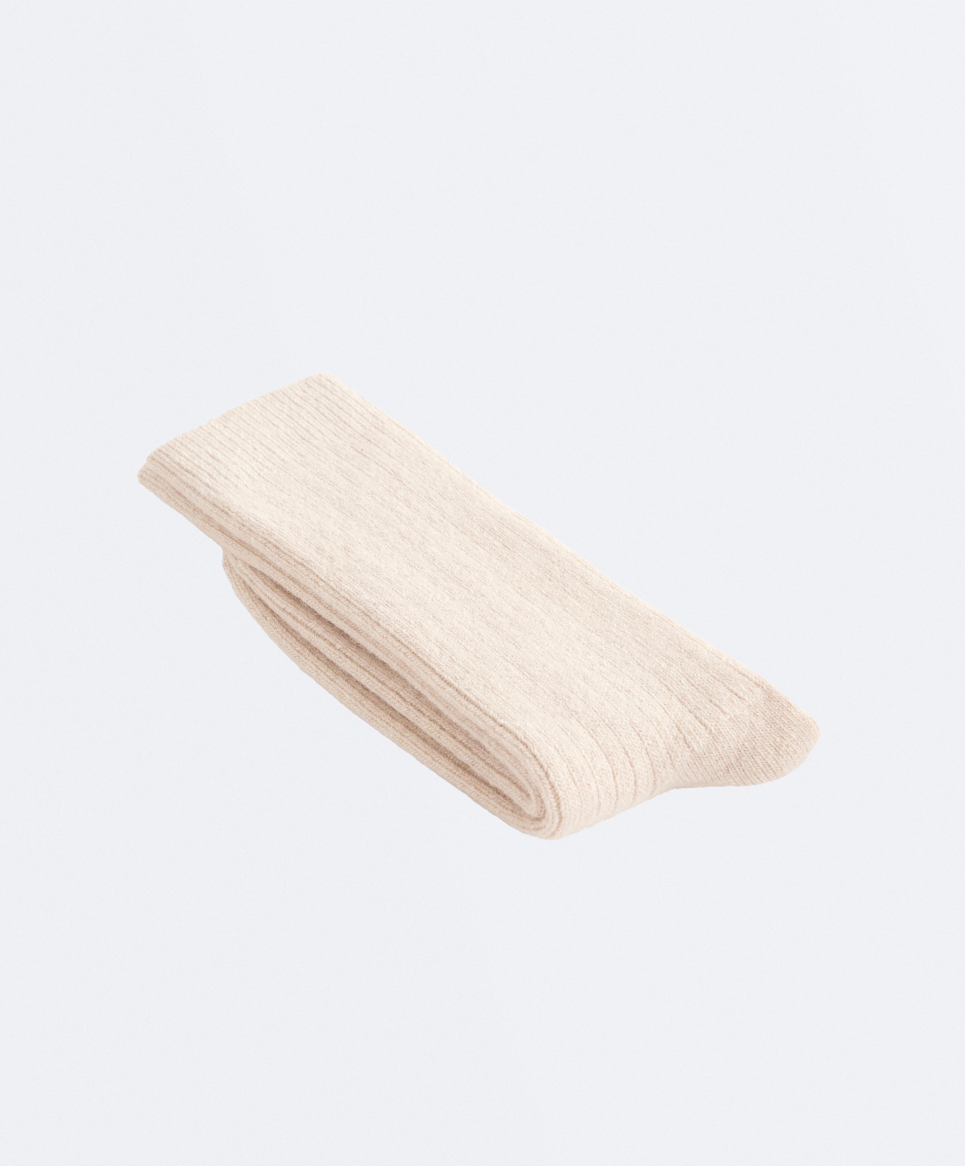 Classic socks 15% cashmere 10% wool — STONE