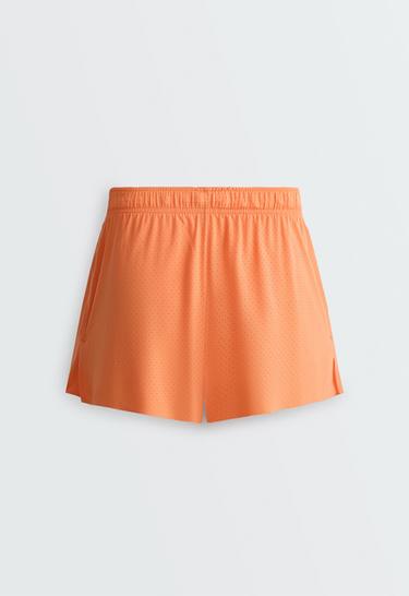 Technical Shorts Mid rise 7cm — WASHED ORANGE 8
