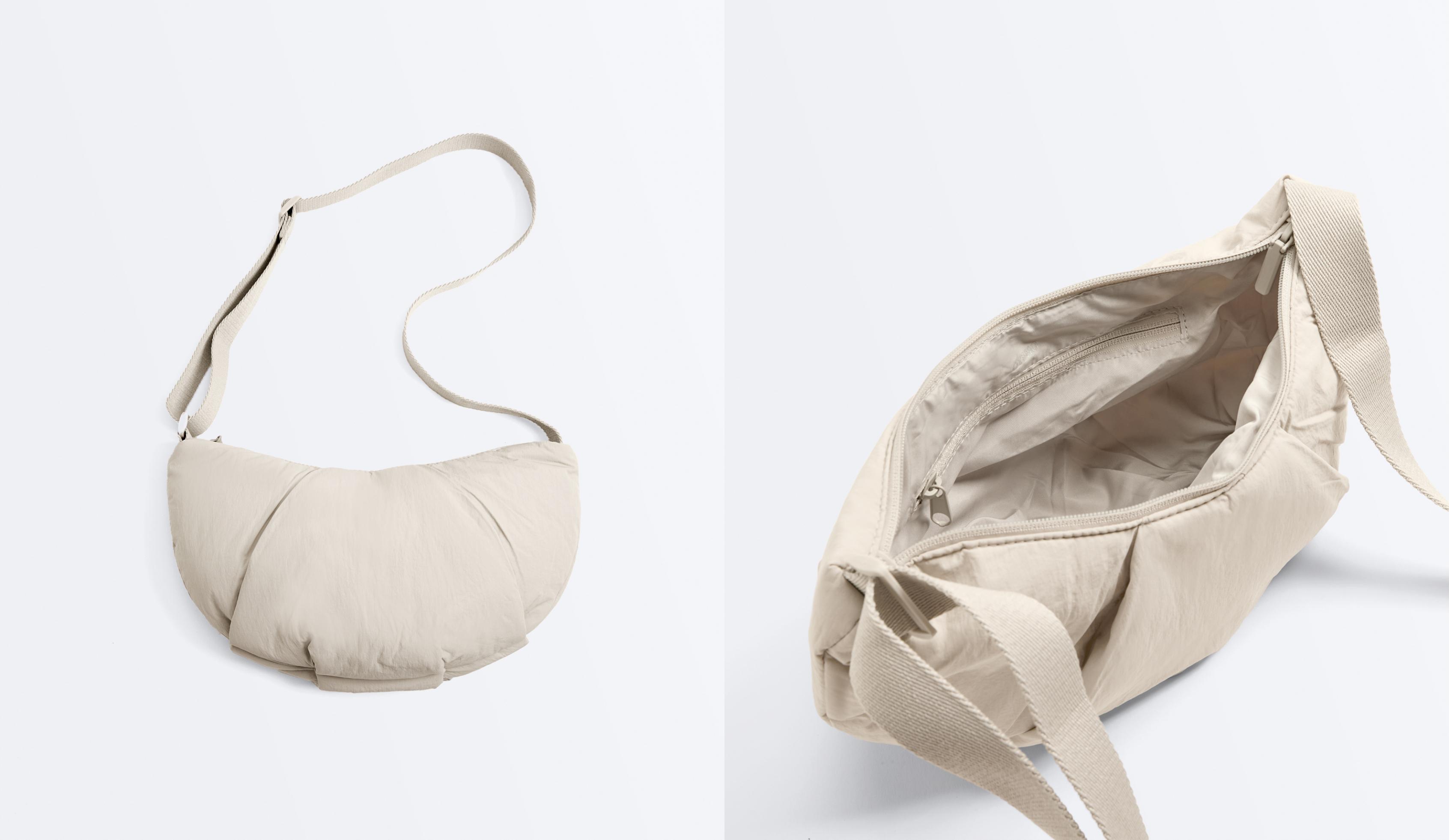 Quilted crossbody bag — MINK