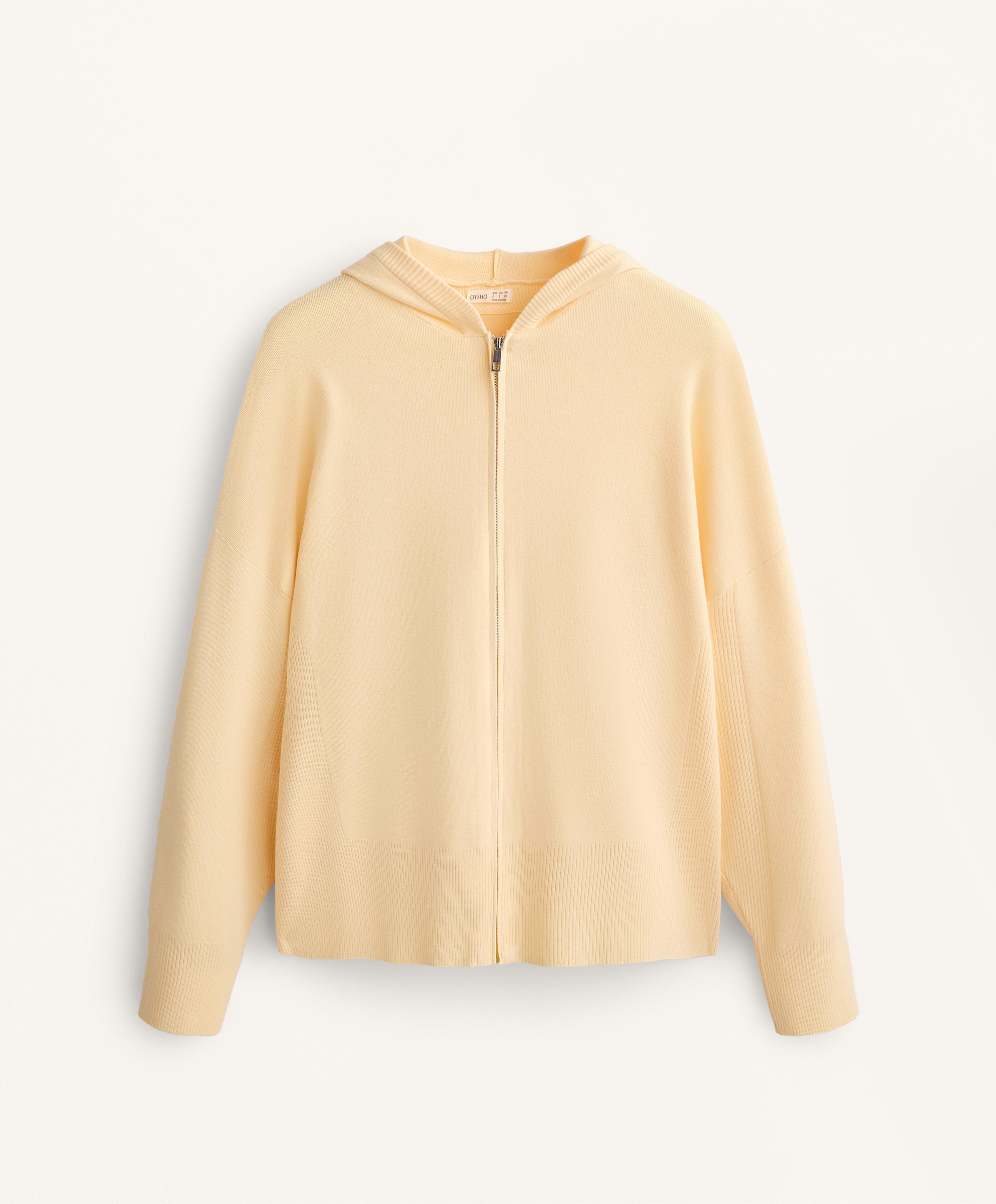 Sudaderas Deportivas Oysho Sudadera Tacto Suave Chaqueta Larga