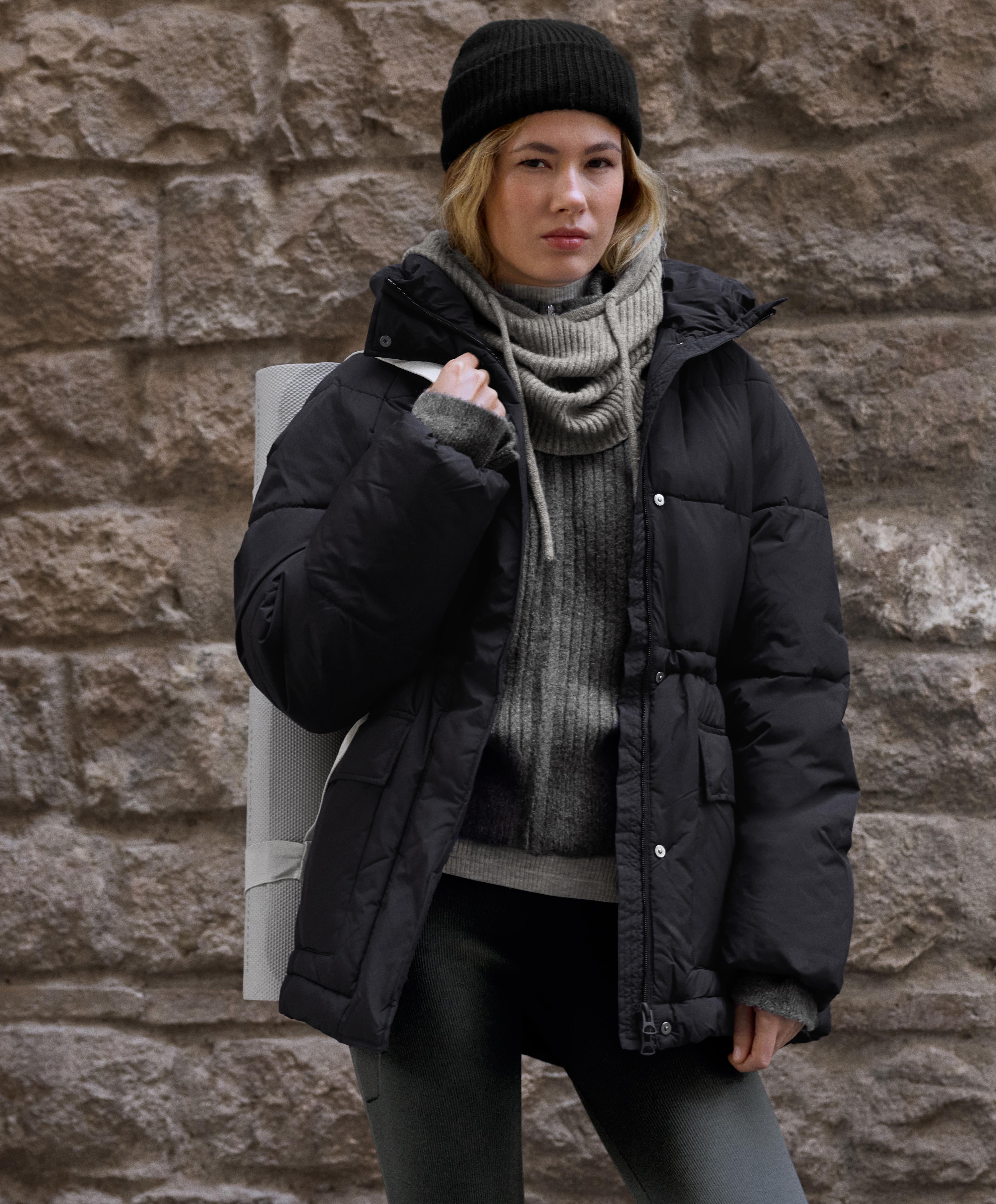 Primaloft® water-repellent padded jacket — BLACK