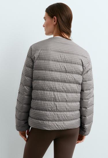 100% down padded packable jacket — TAUPE 5