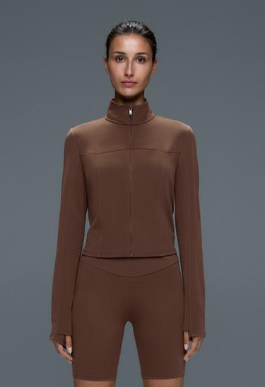 Light warm boxy technical jacket — COCOA 3