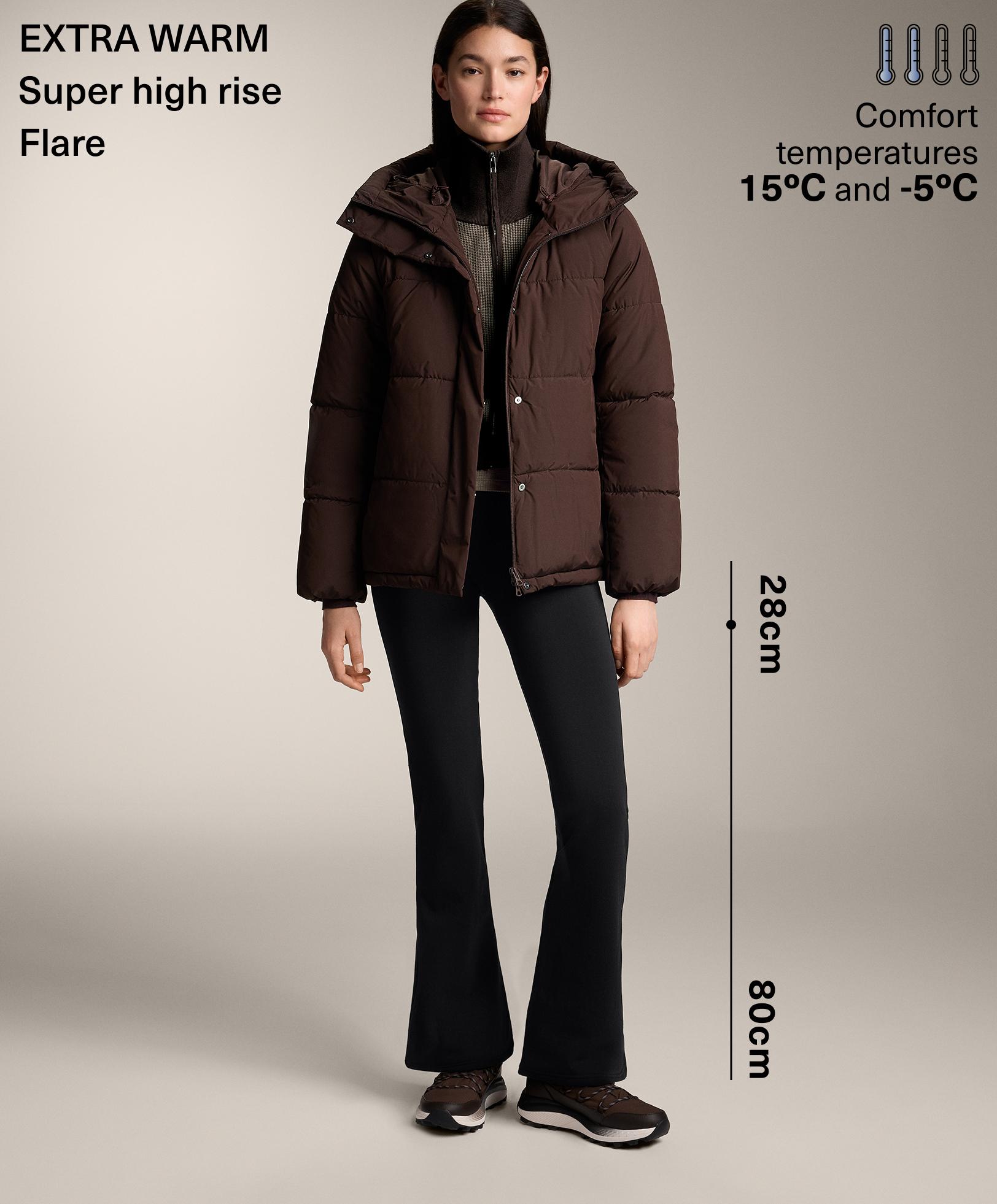 Nahtlose Super High Rise Flare-Hose extra Warm Nahtlose Super High Rise Flare-Hose extra Warm