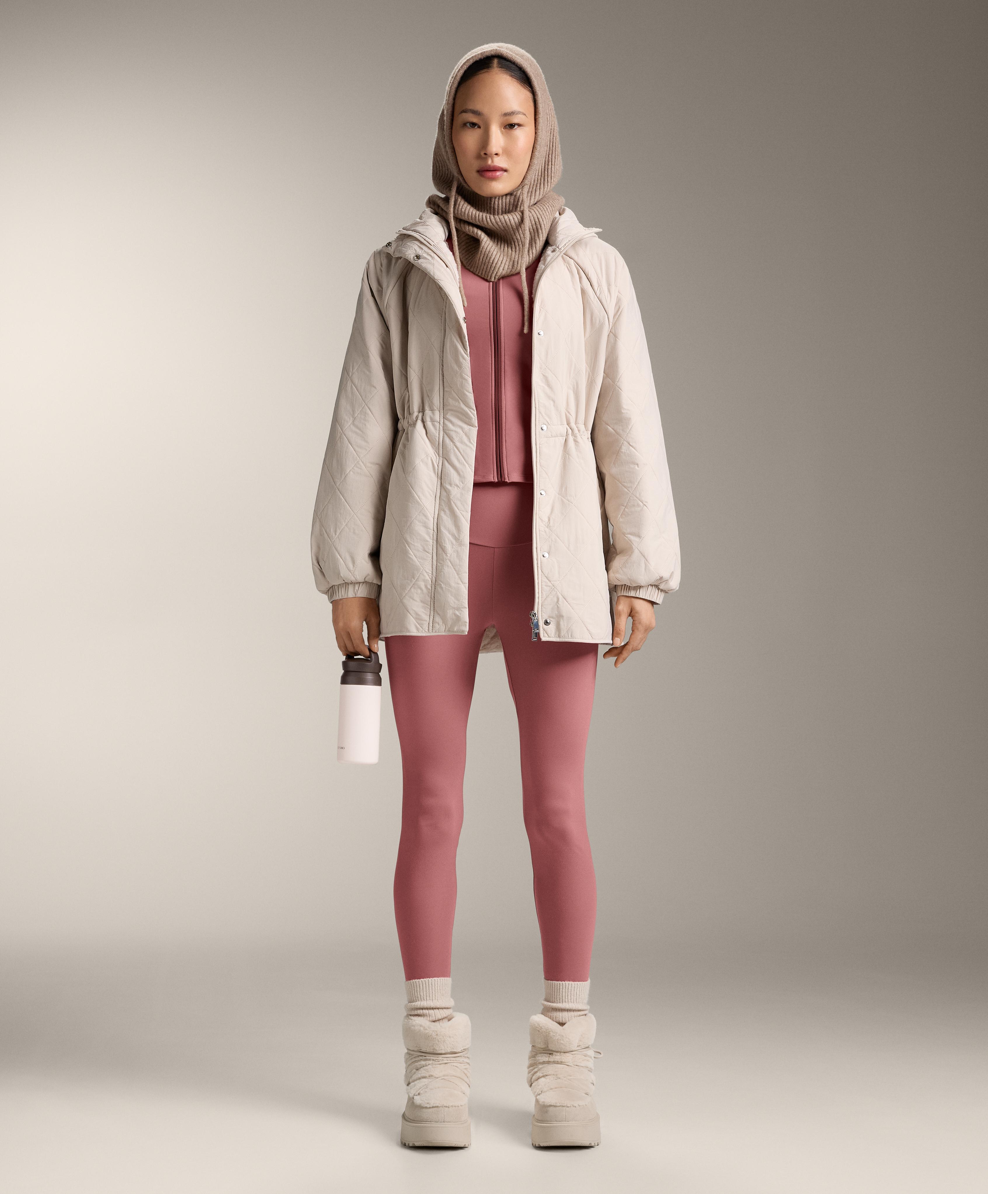 Light warm technical jacket — PALE PINK