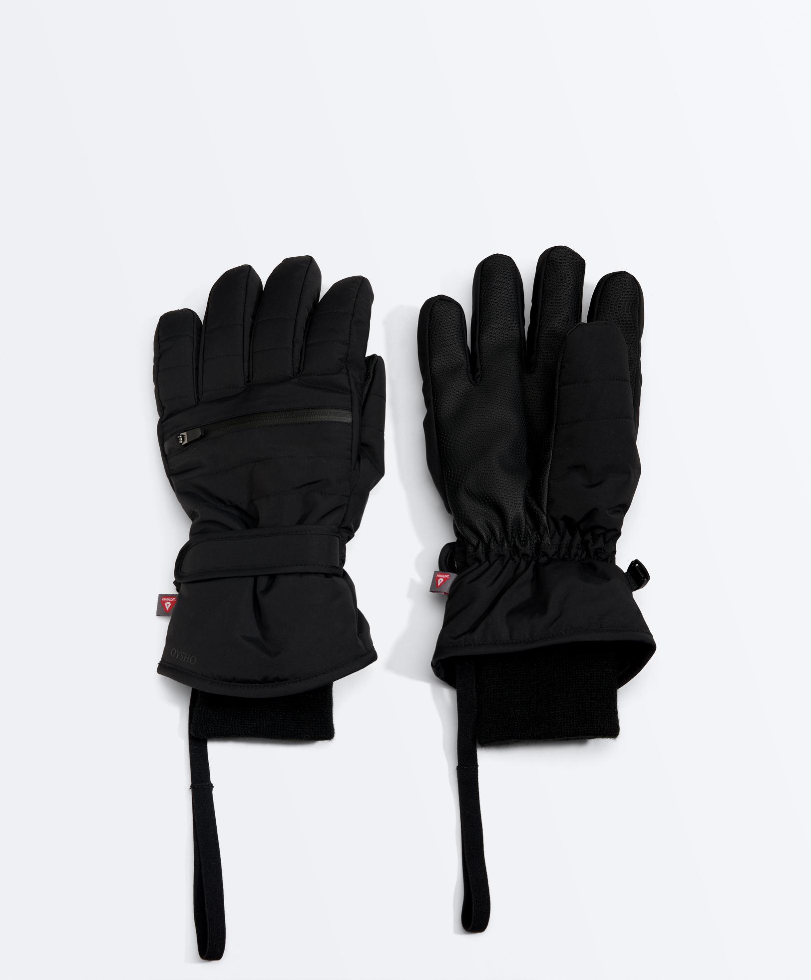 Technical SKI Primaloft® Gloves — BLACK