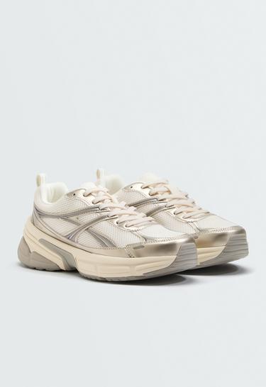 Multi-piece freetime trainers — Champagne 2