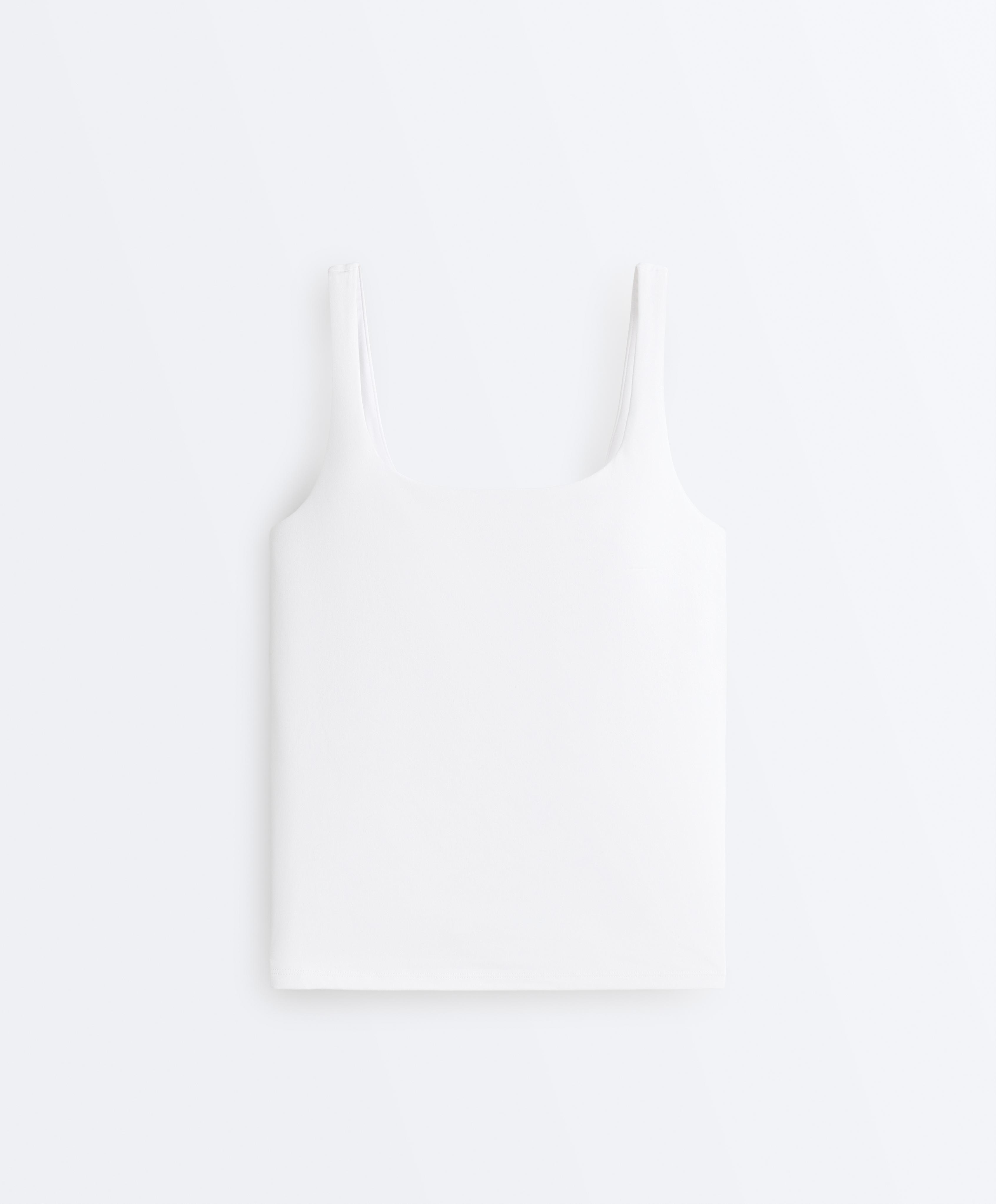 Top Comfortlux long décolleté carré