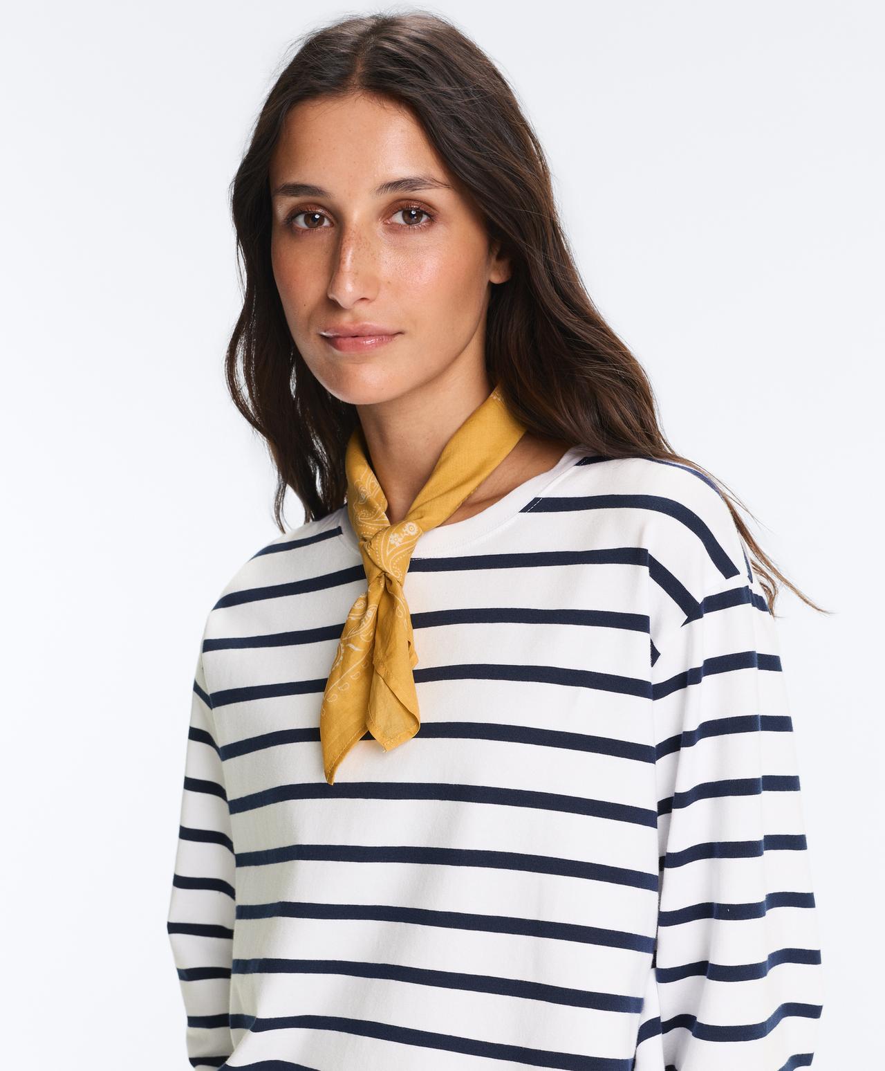 100% cotton print bandana — WASHED YELLOW