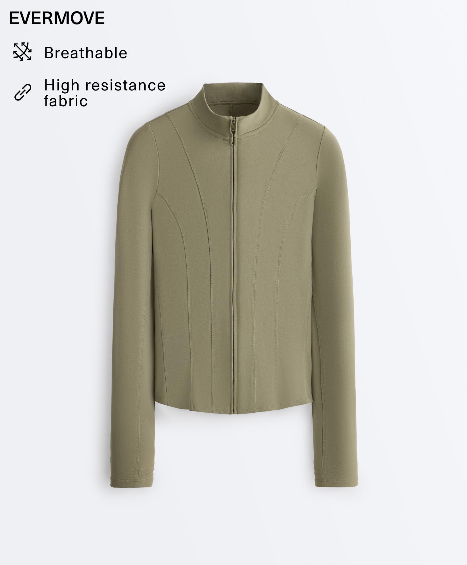 Evermove peplum technical jacket