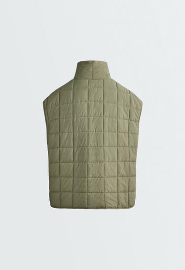 FELLEX® AEROGEL boxy padded gilet — DARK KHAKI 8