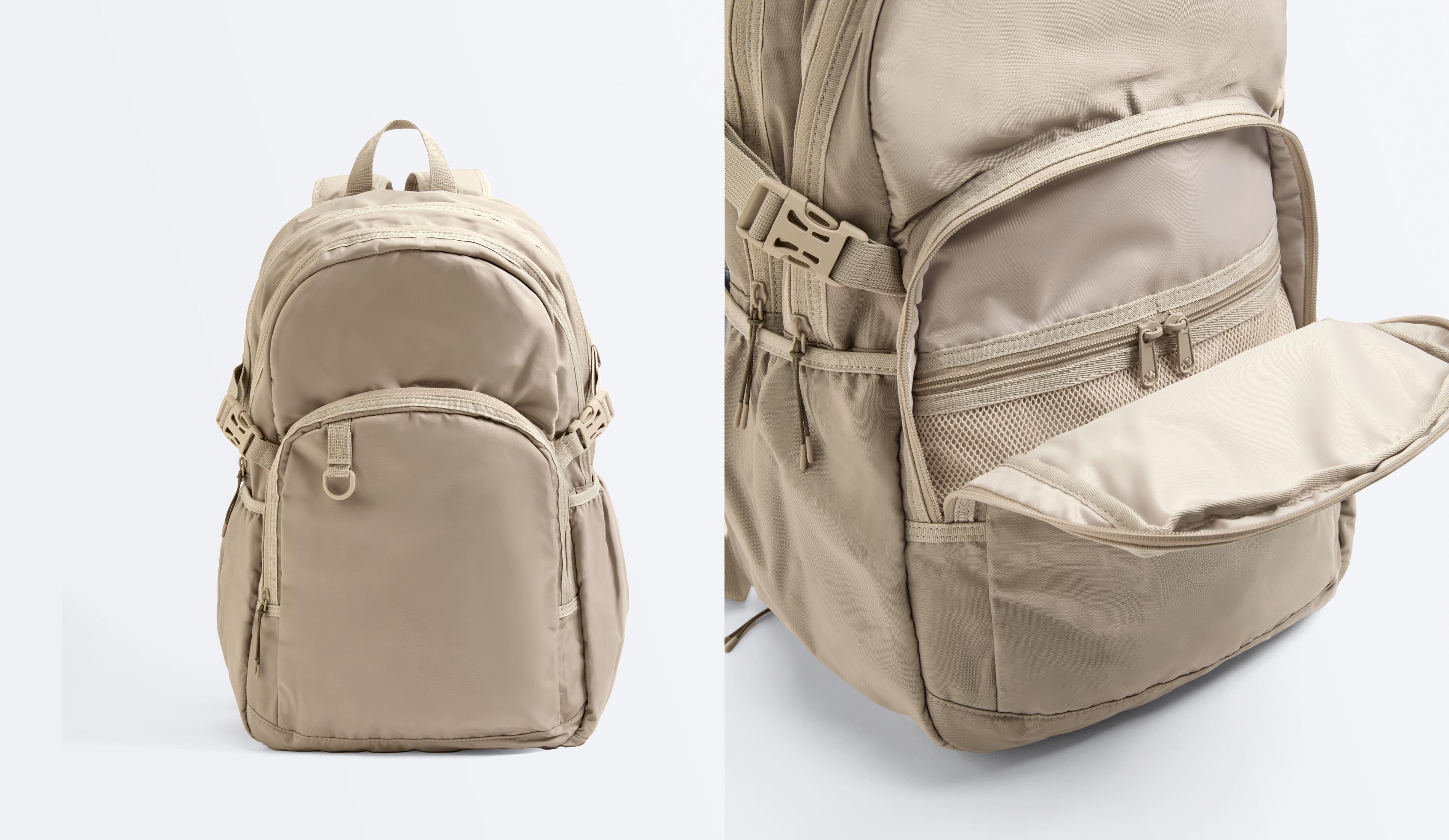 Maxi technical backpack — MINK