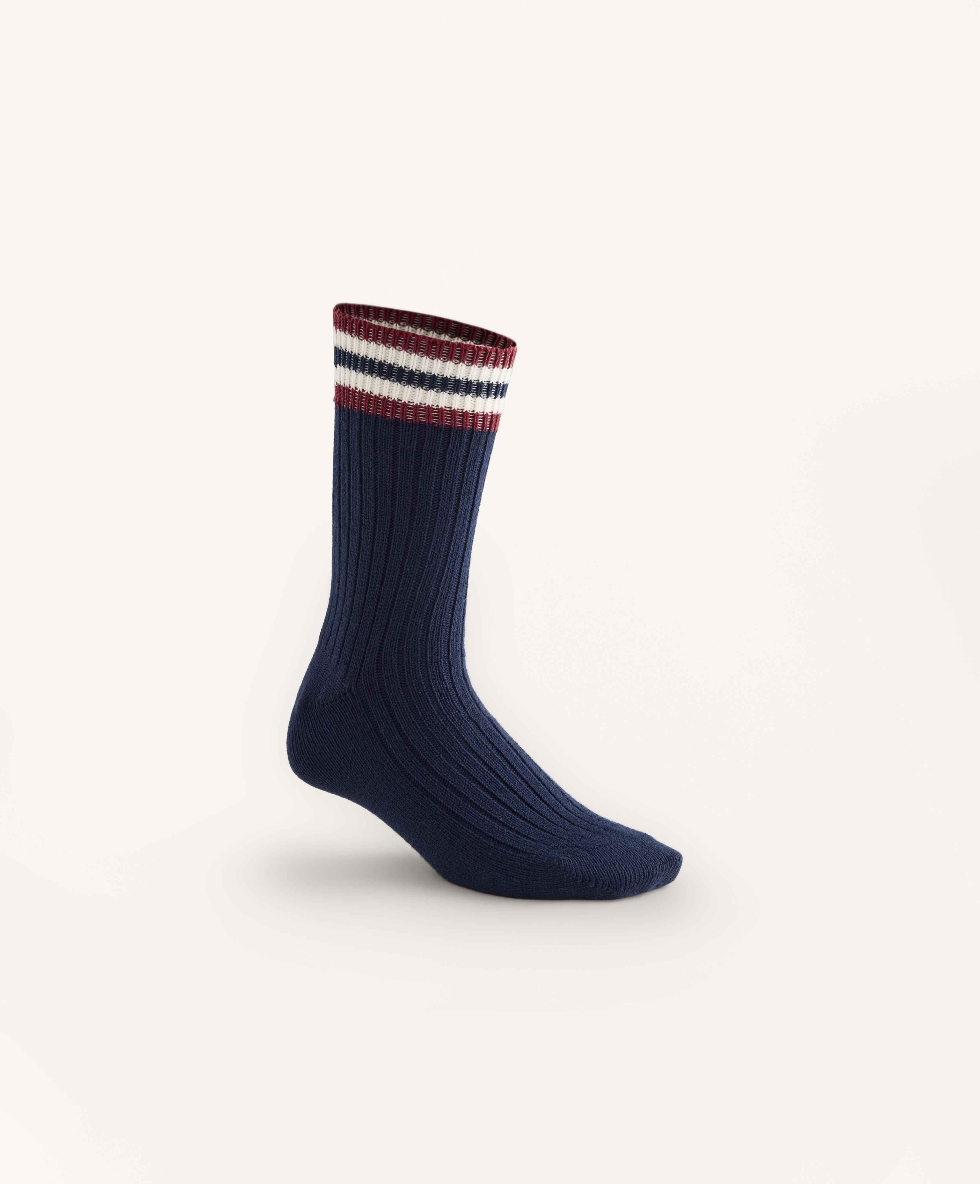3 pairs of cotton blend classic socks — NAVY BLUE
