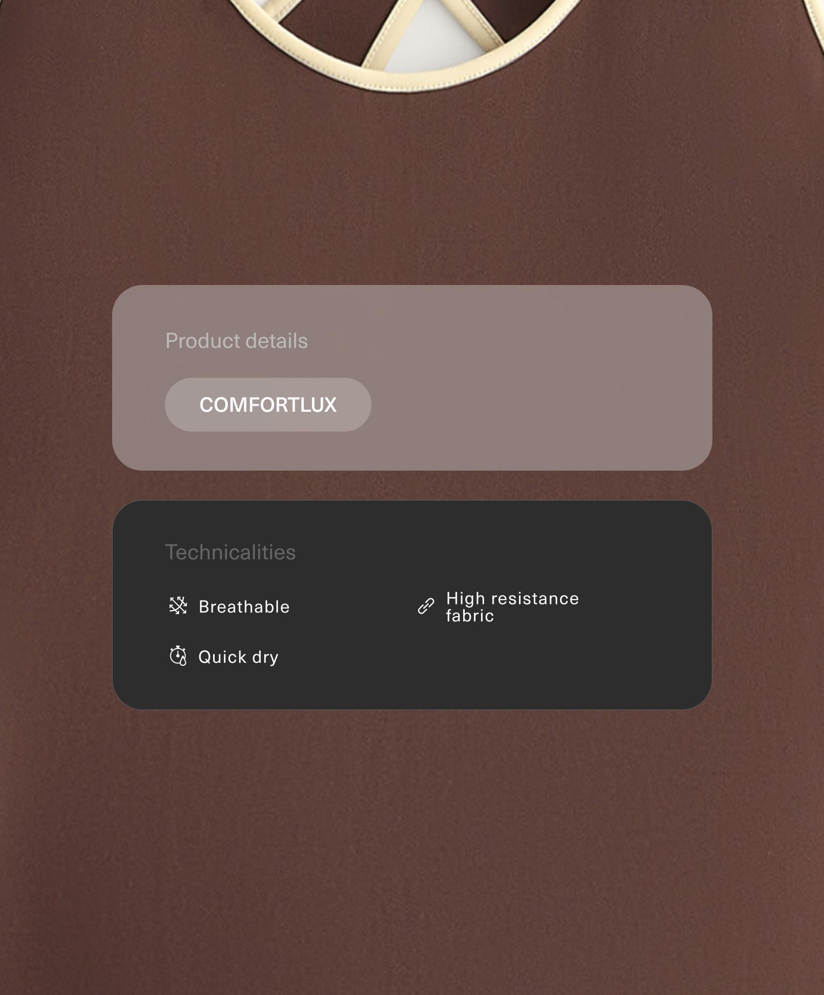 Comfortlux long jumpsuit with piping Comfortlux long jumpsuit with piping