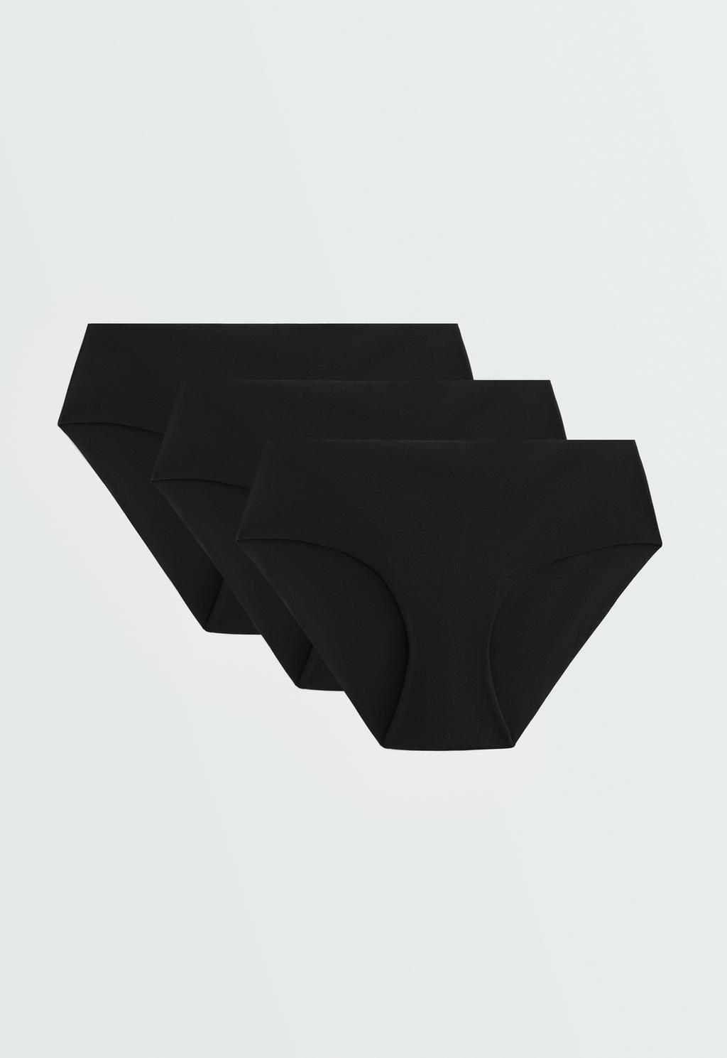 3 invisible polyamide blend classic briefs