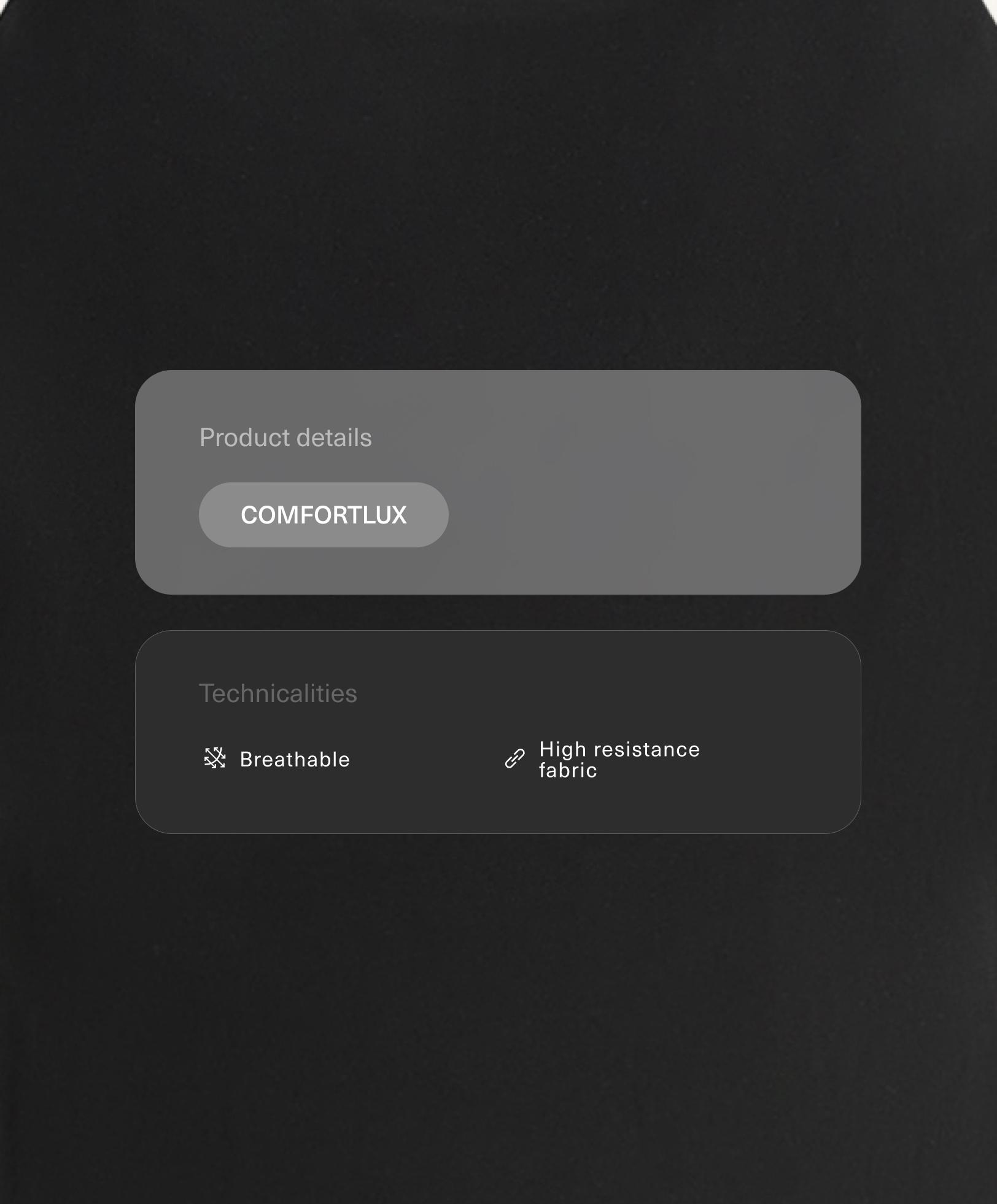 Κοντό κολάν Comfortlux με κρίκους - Εκπτώσεις