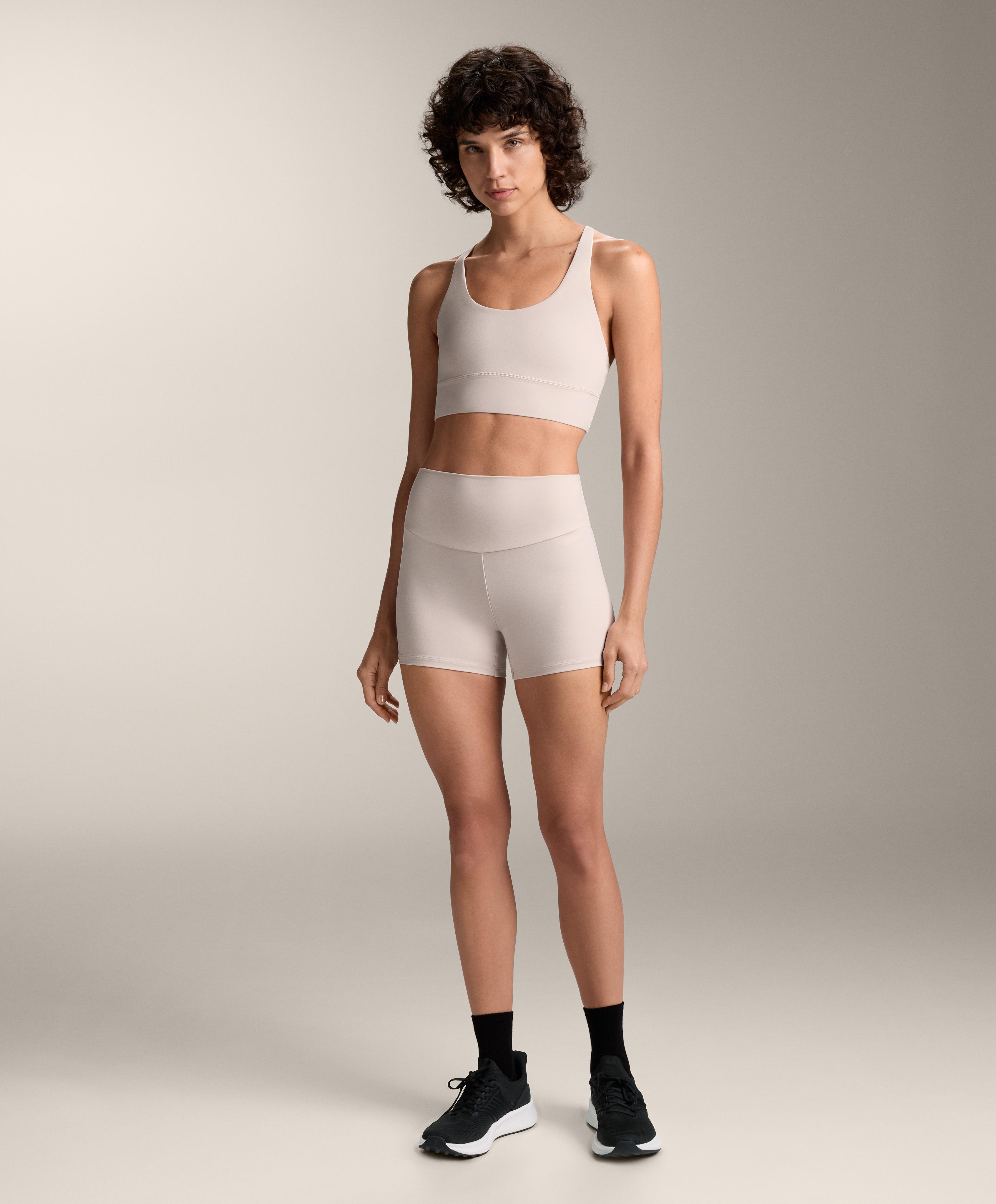 Total look comfortlux hot pant 10 ס"מ מינק בהיר עם חזייה
