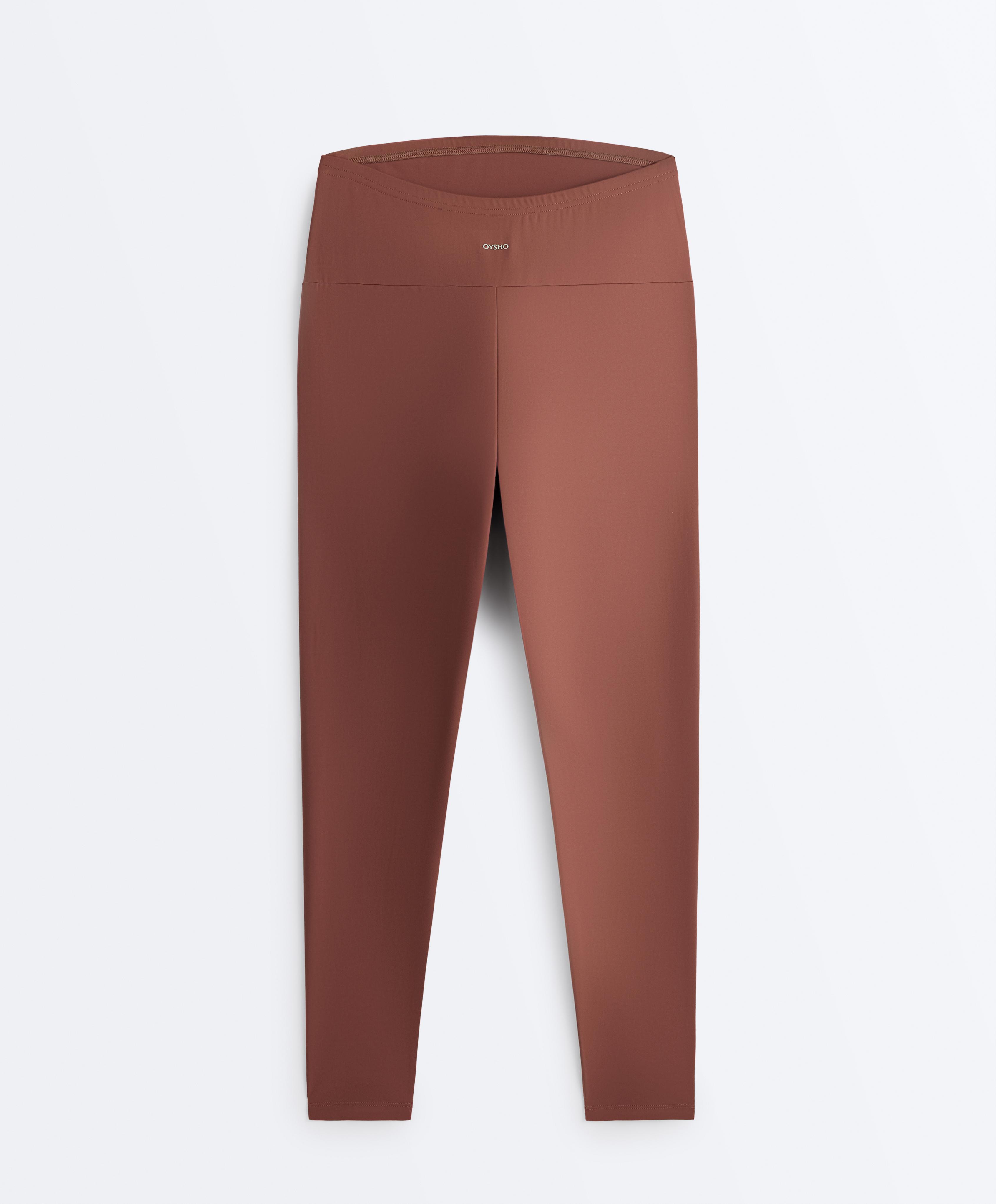 Comfortlux maternity leggings — MAHOGANY
