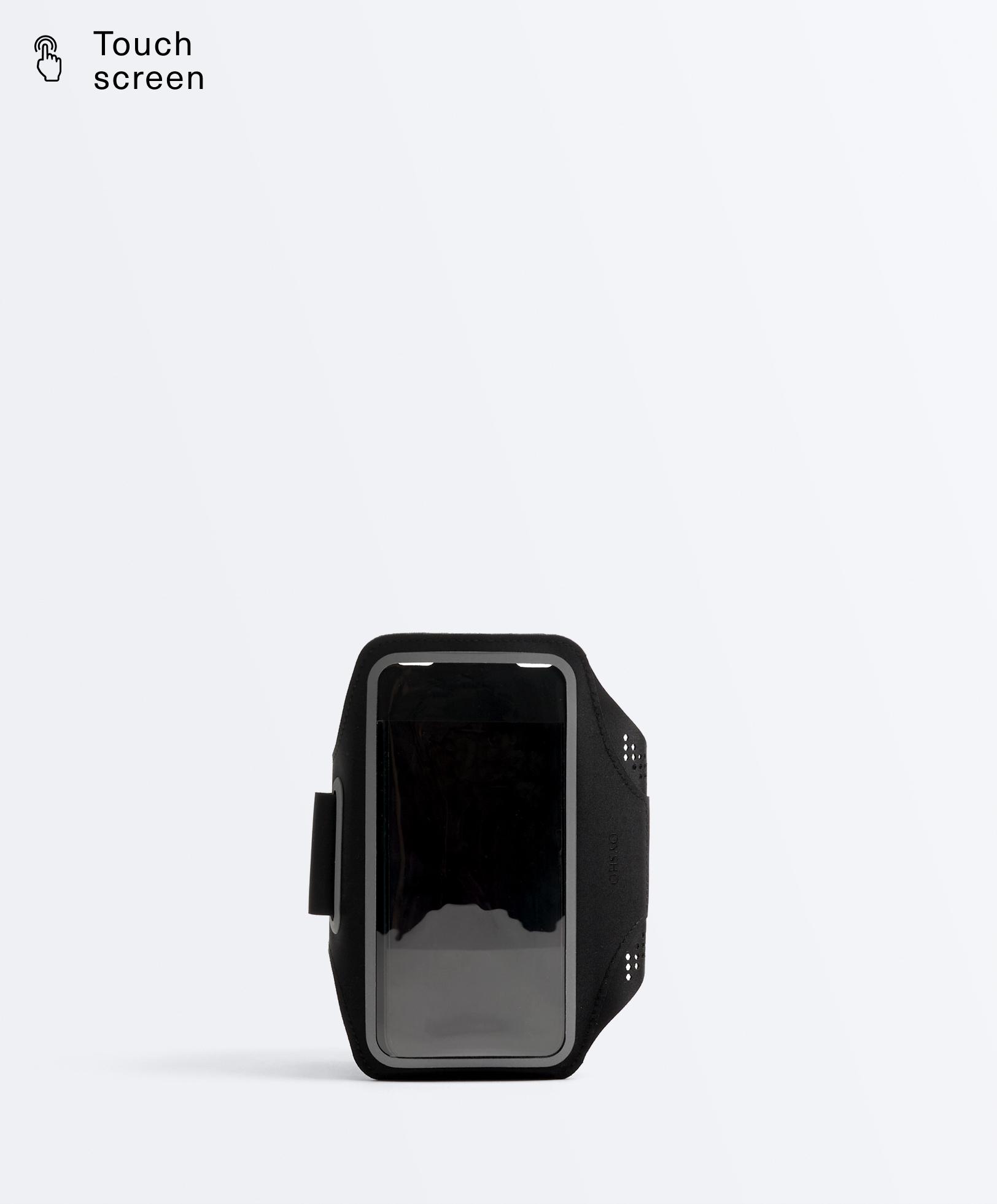 Touchscreen armband phone holder Touchscreen armband phone holder