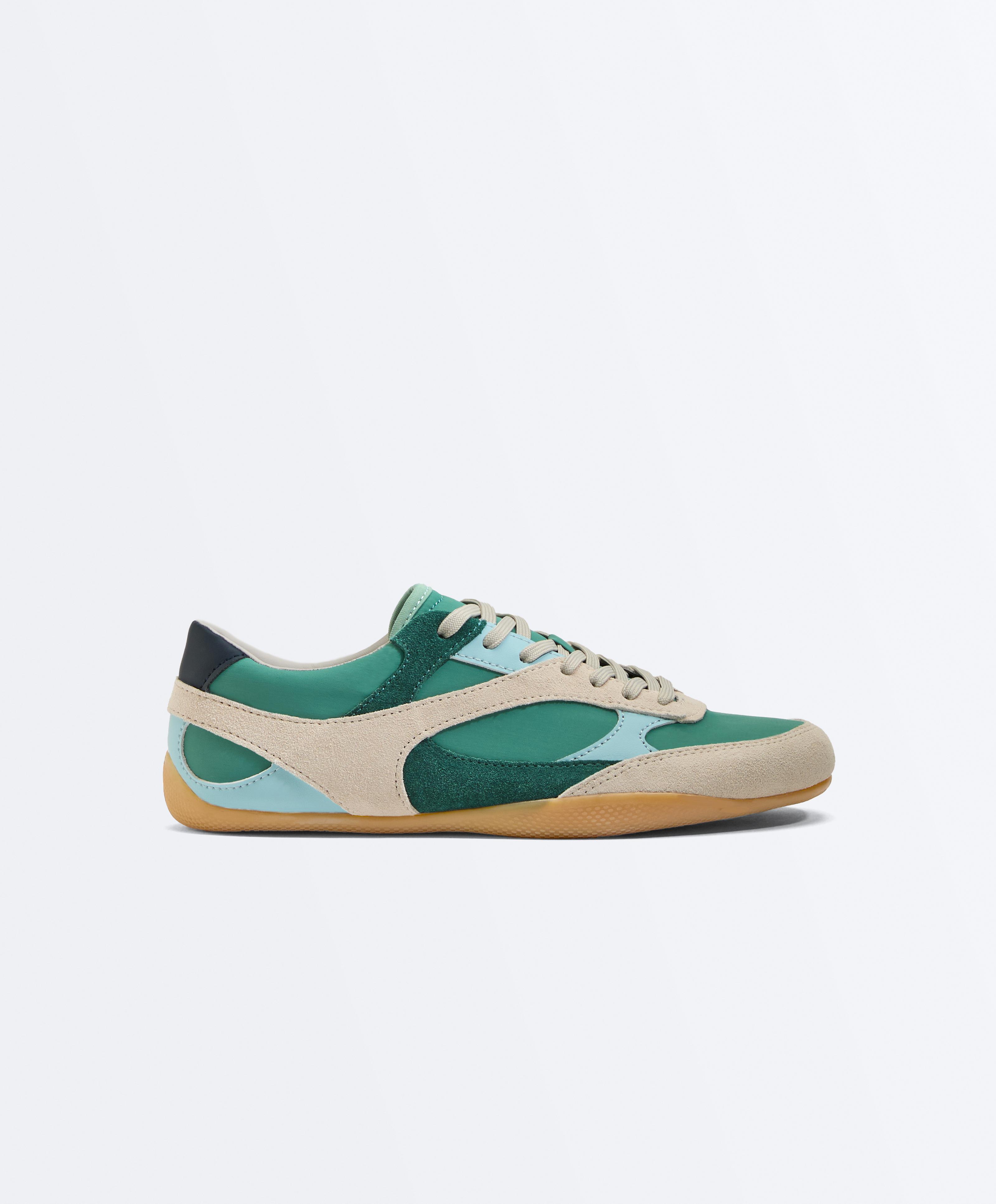 Retro-style trainers — GREEN