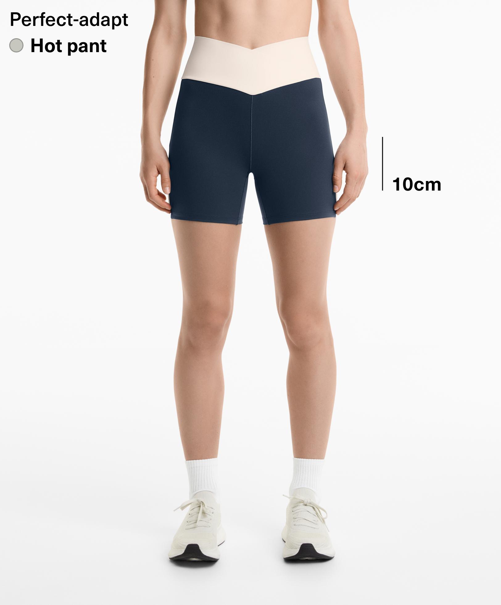 เลกกิ้ง hot pants high rise perfect-adapt เอวทรงตัว V 10 ซม.