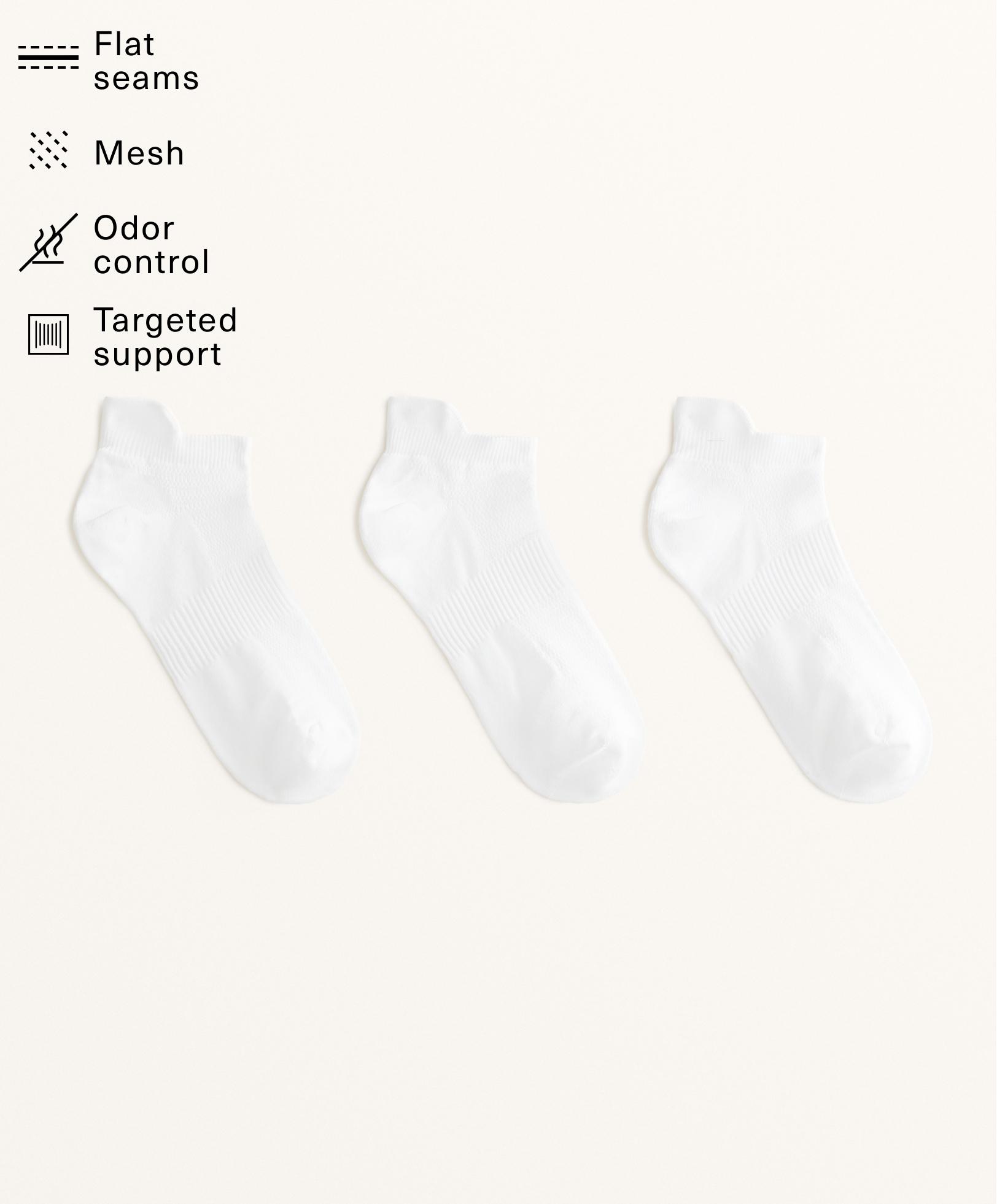 3 pairs of sports tab polyamide blend sneaker socks 3 pairs of sports tab polyamide blend sneaker socks