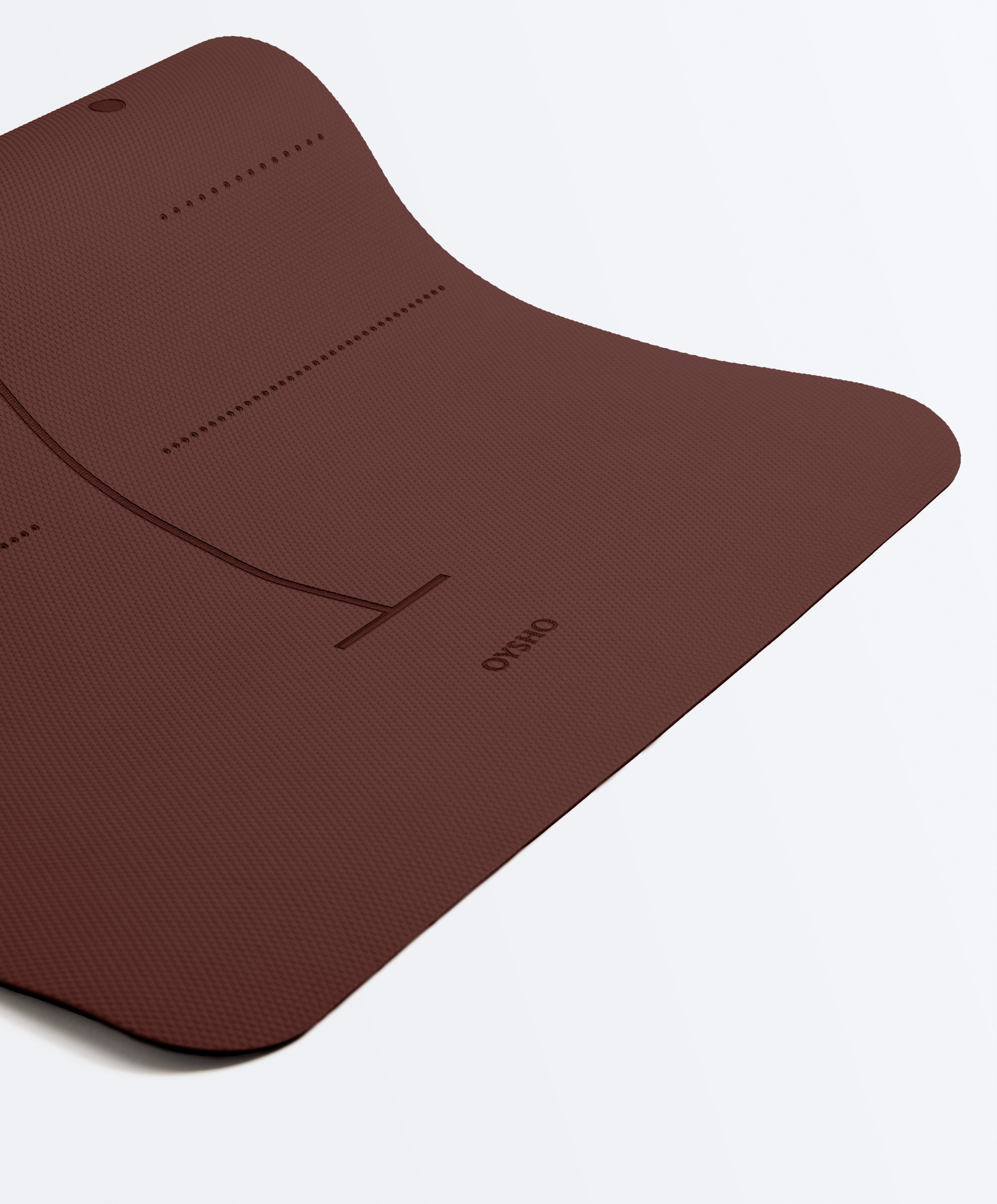 5mm yoga mat — BURGUNDY