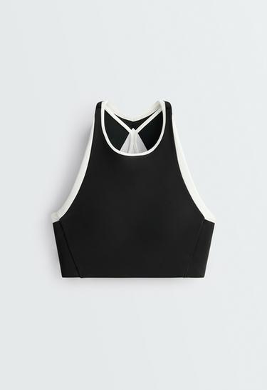 Compressive blocks tank top — BLACK 6