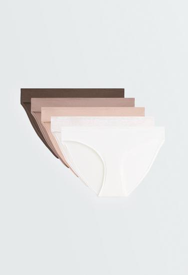 5 cotton blend classic briefs — TAUPE                    1
