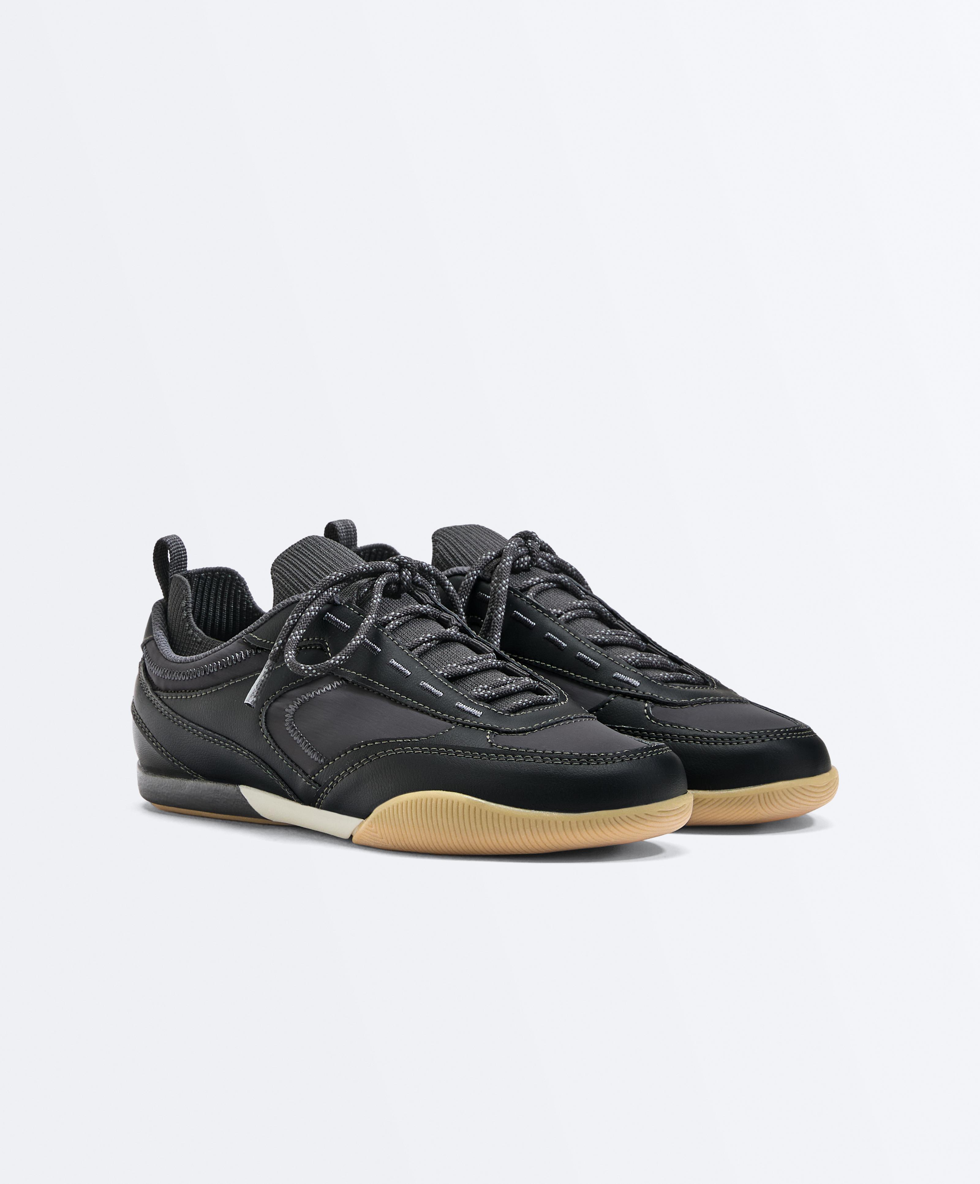 Sock-style trainers — BLACK