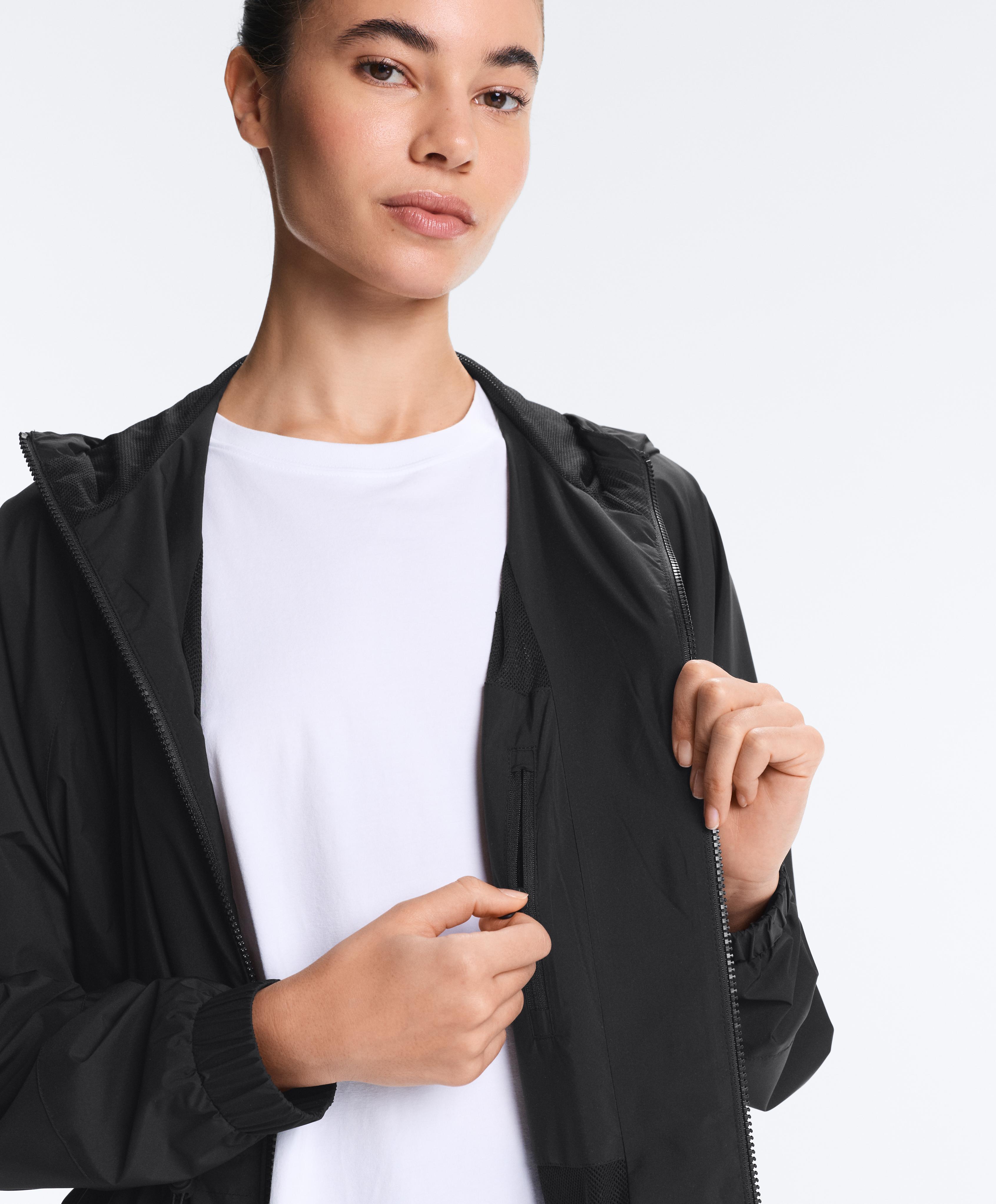Water-repellent jacket — BLACK
