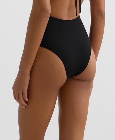 Tie-side asymmetric trikini — BLACK 6
