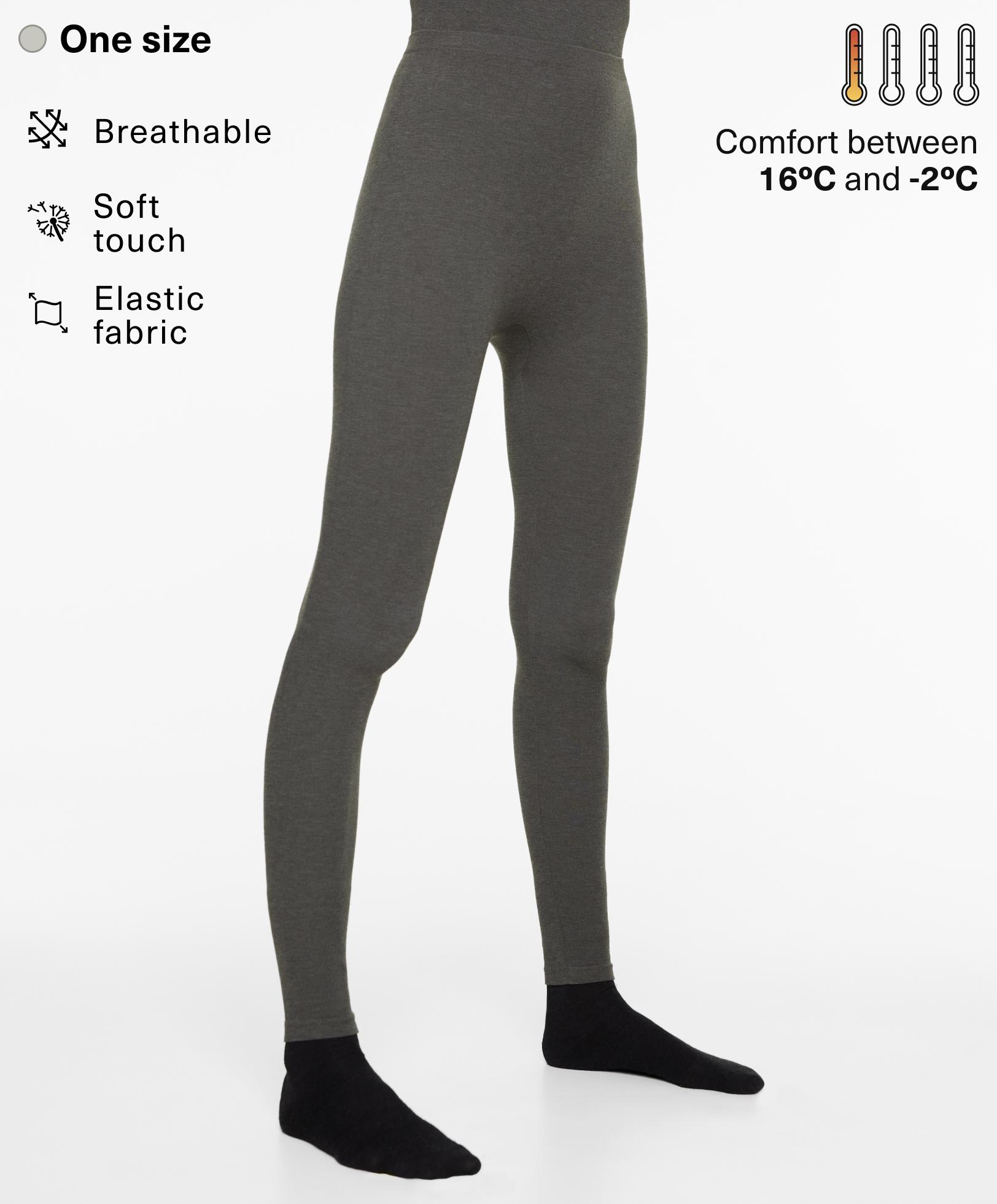 One size seamless everyday base layers light leggings