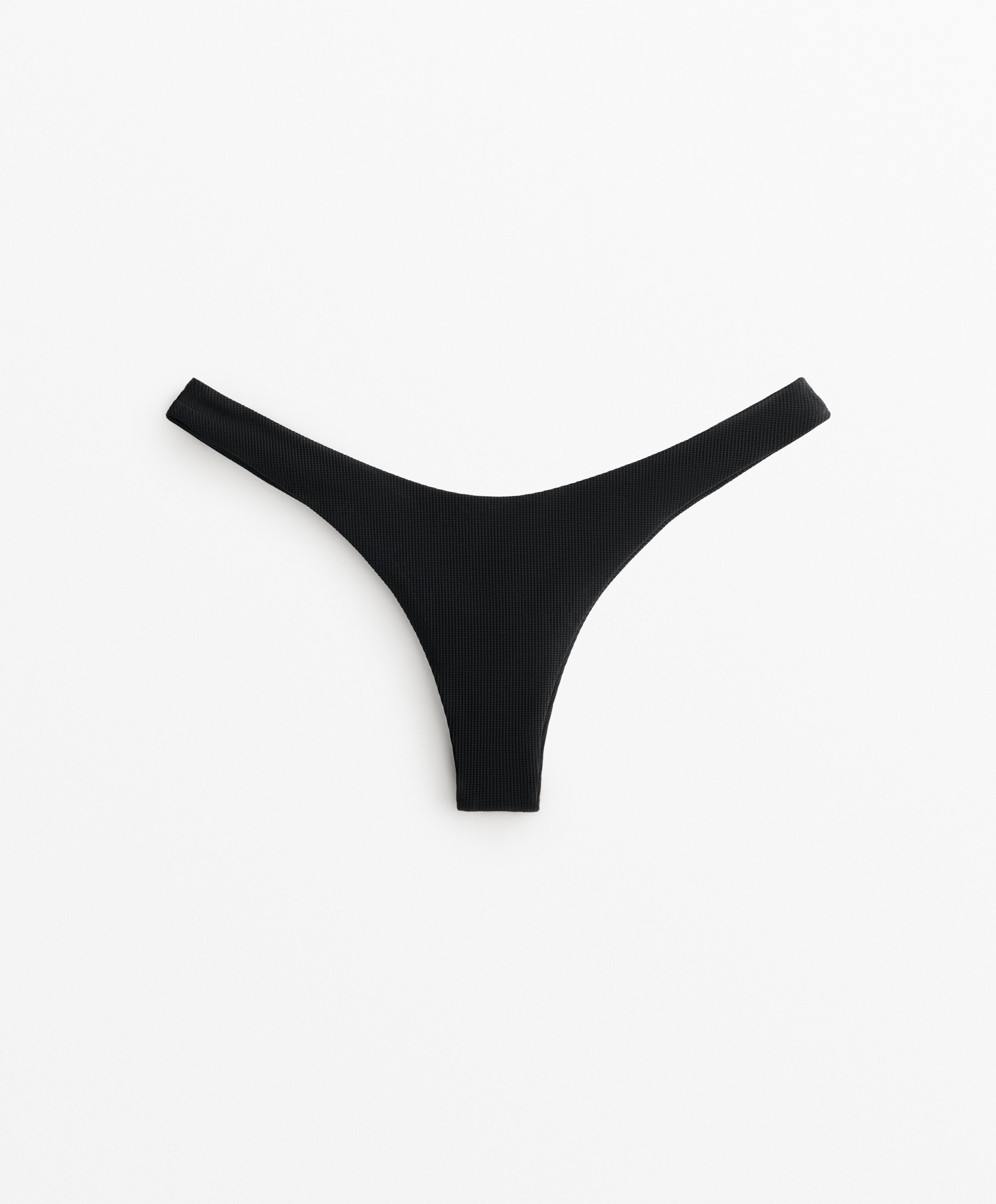 U-cut piqué Brazilian bikini briefs U-cut piqué Brazilian bikini briefs