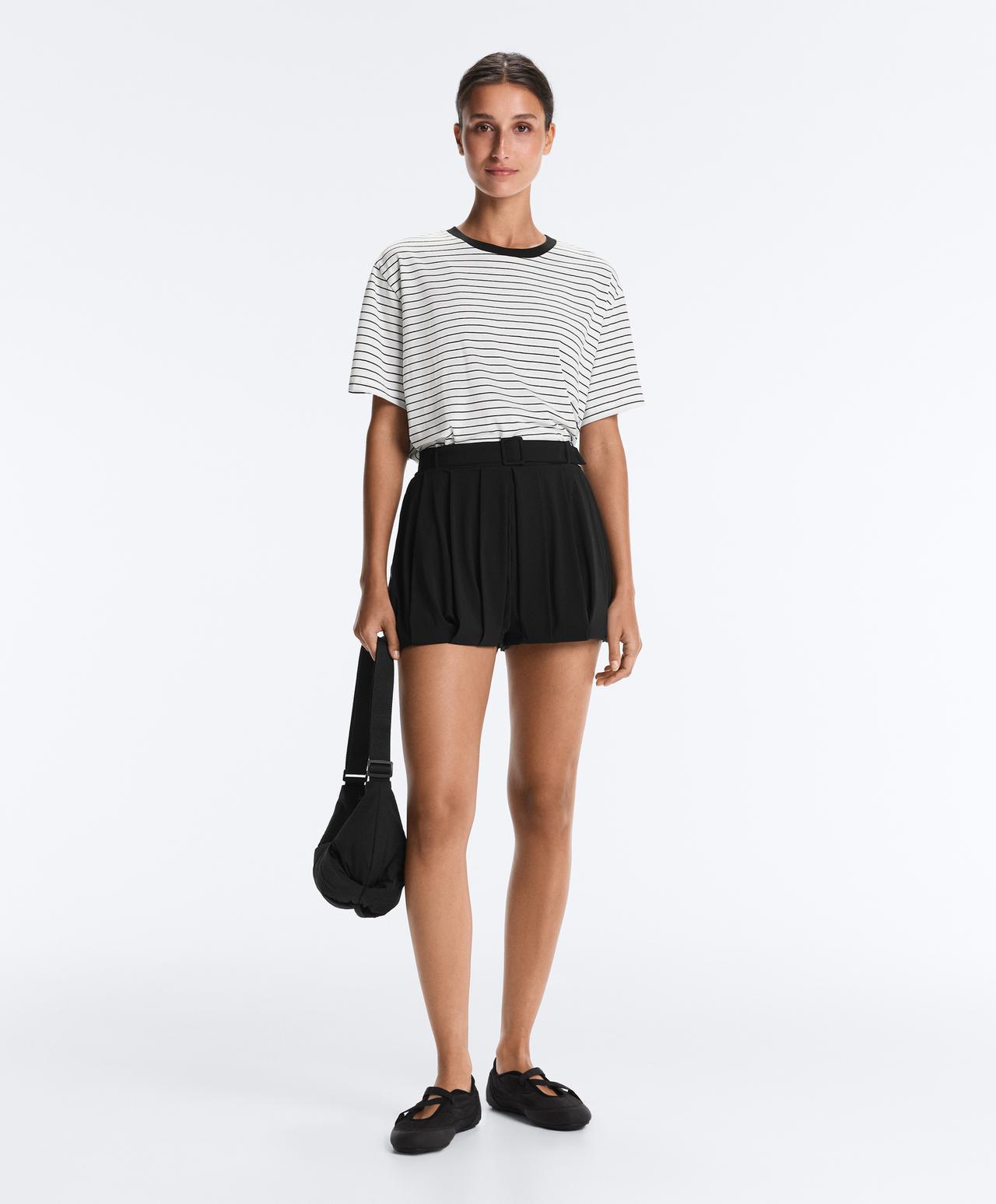 Light Touch bloomer shorts — BLACK