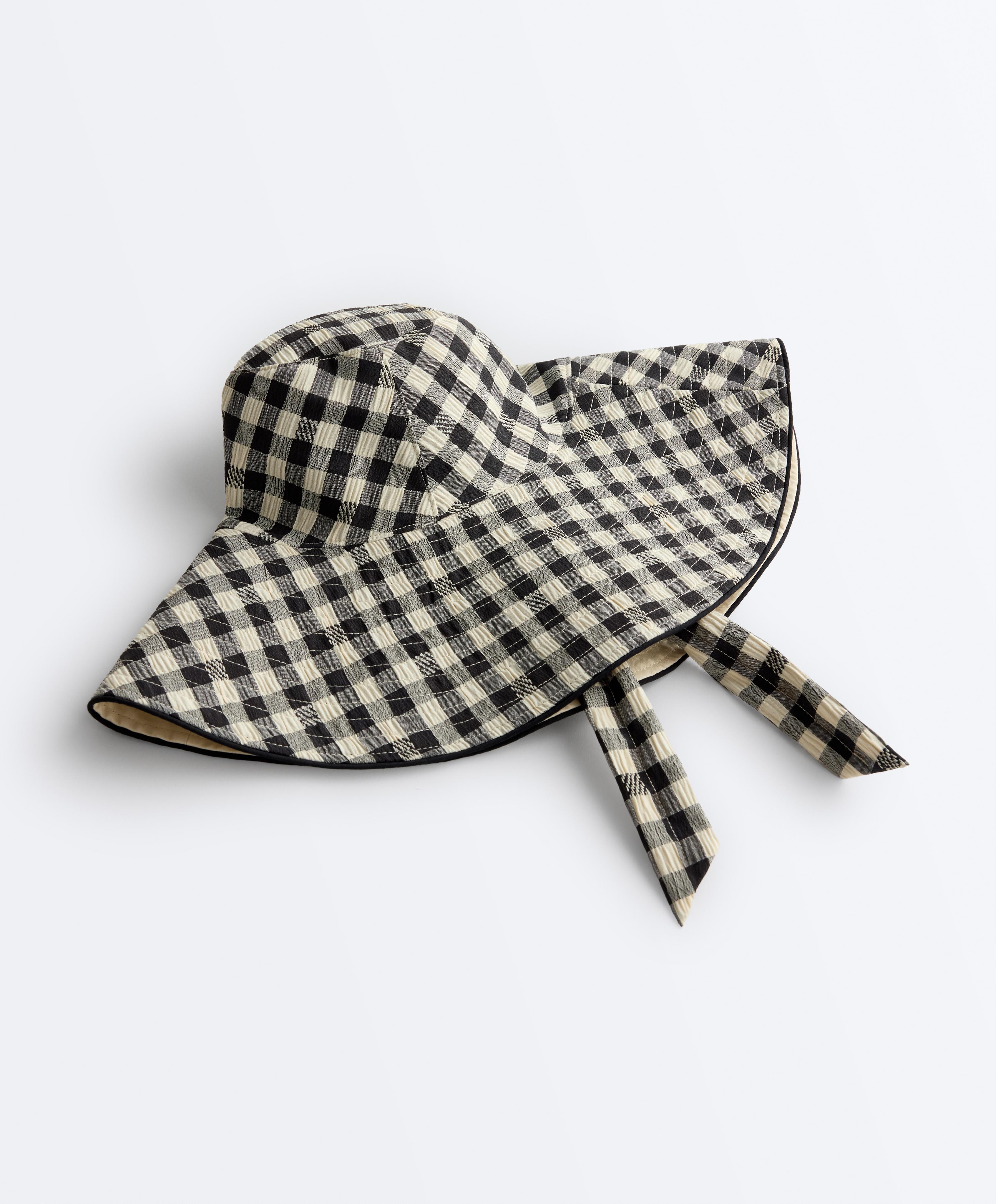 Cappello bucket reversibile a quadri Cappello bucket reversibile a quadri