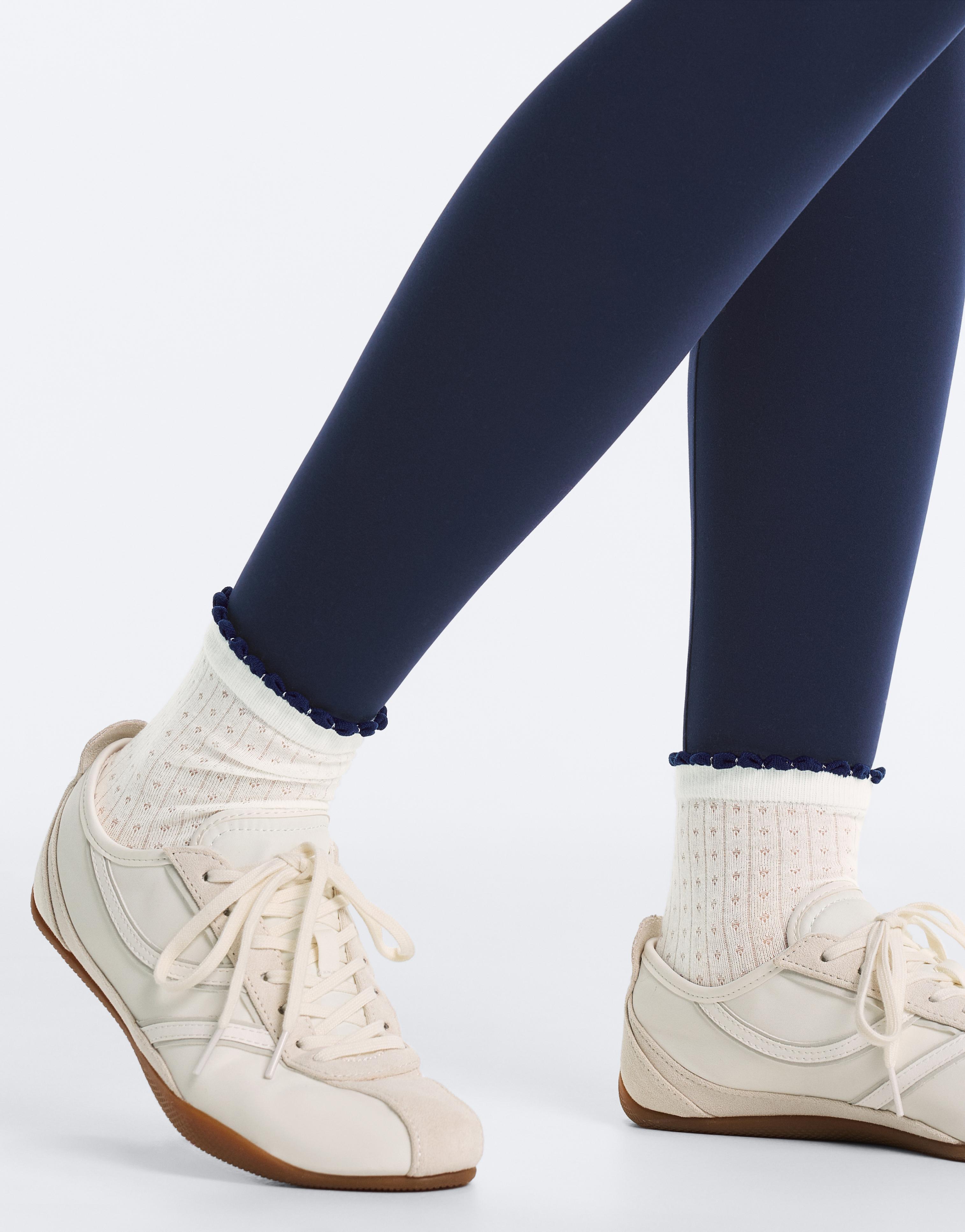 Soft nylon trainers — WHITE