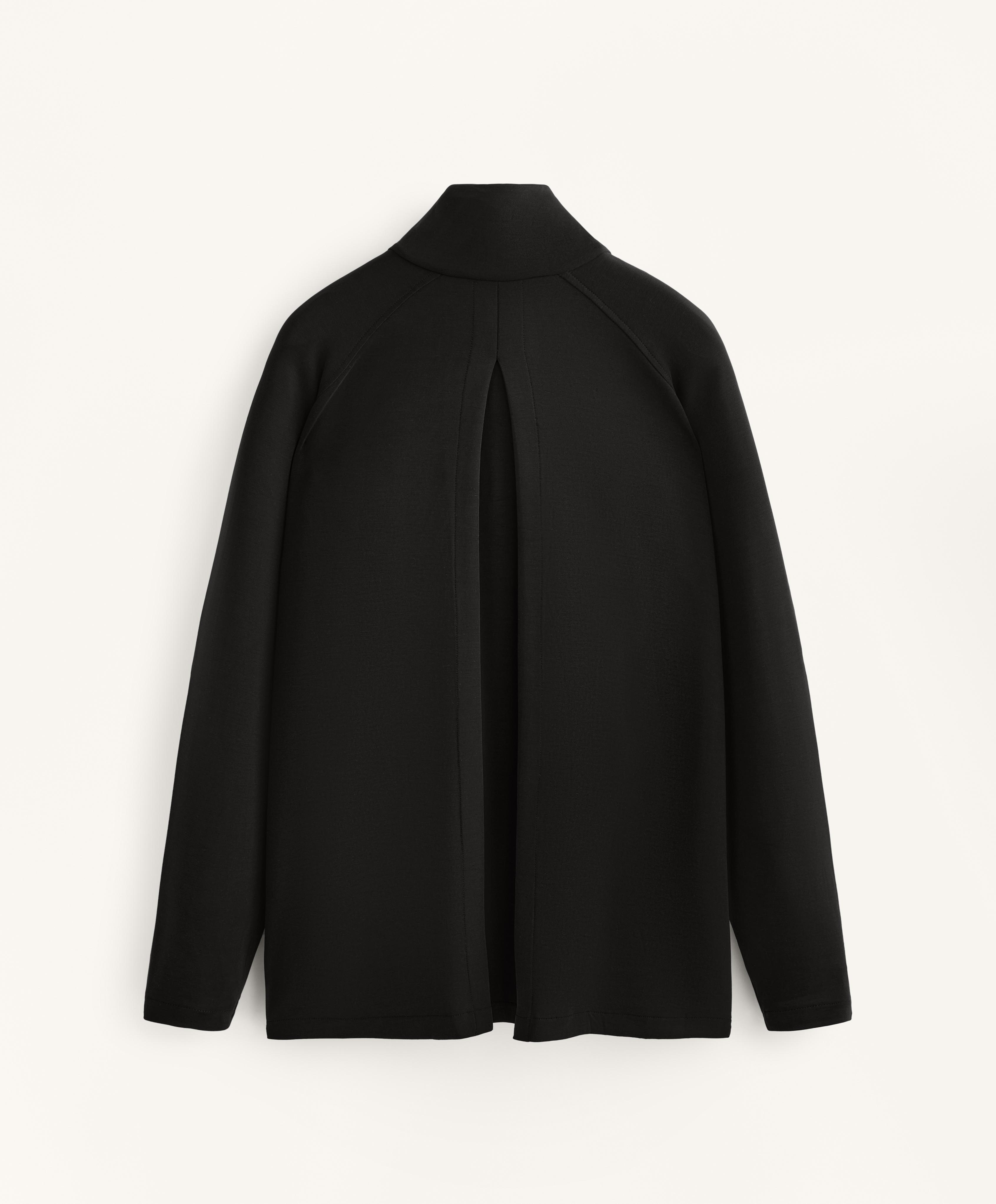 Sudadera larga pliegue espalda con modal tacto suave