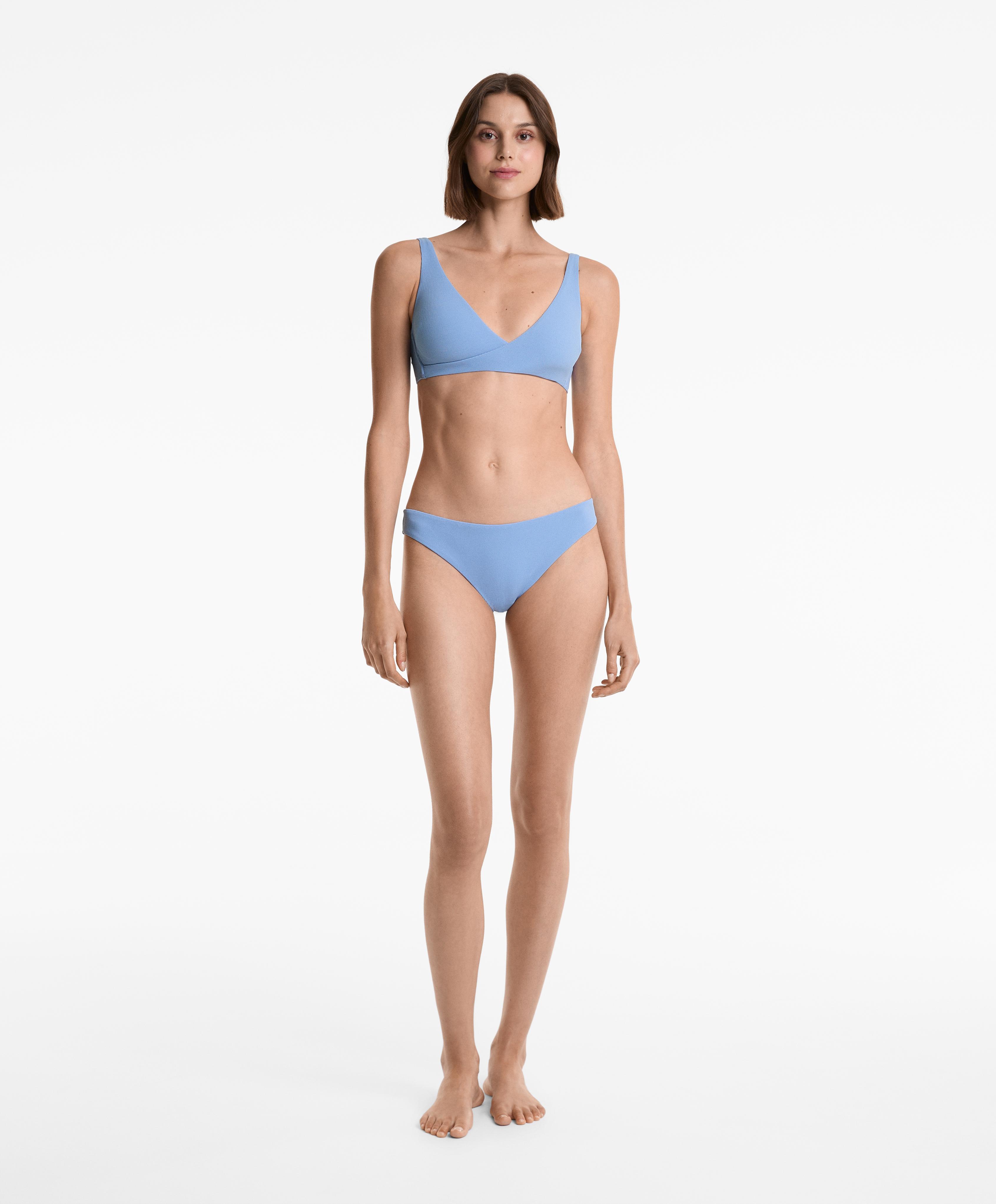 Bas de bikini classique en piqué - Soldes Bas de bikini classique en piqué - Soldes