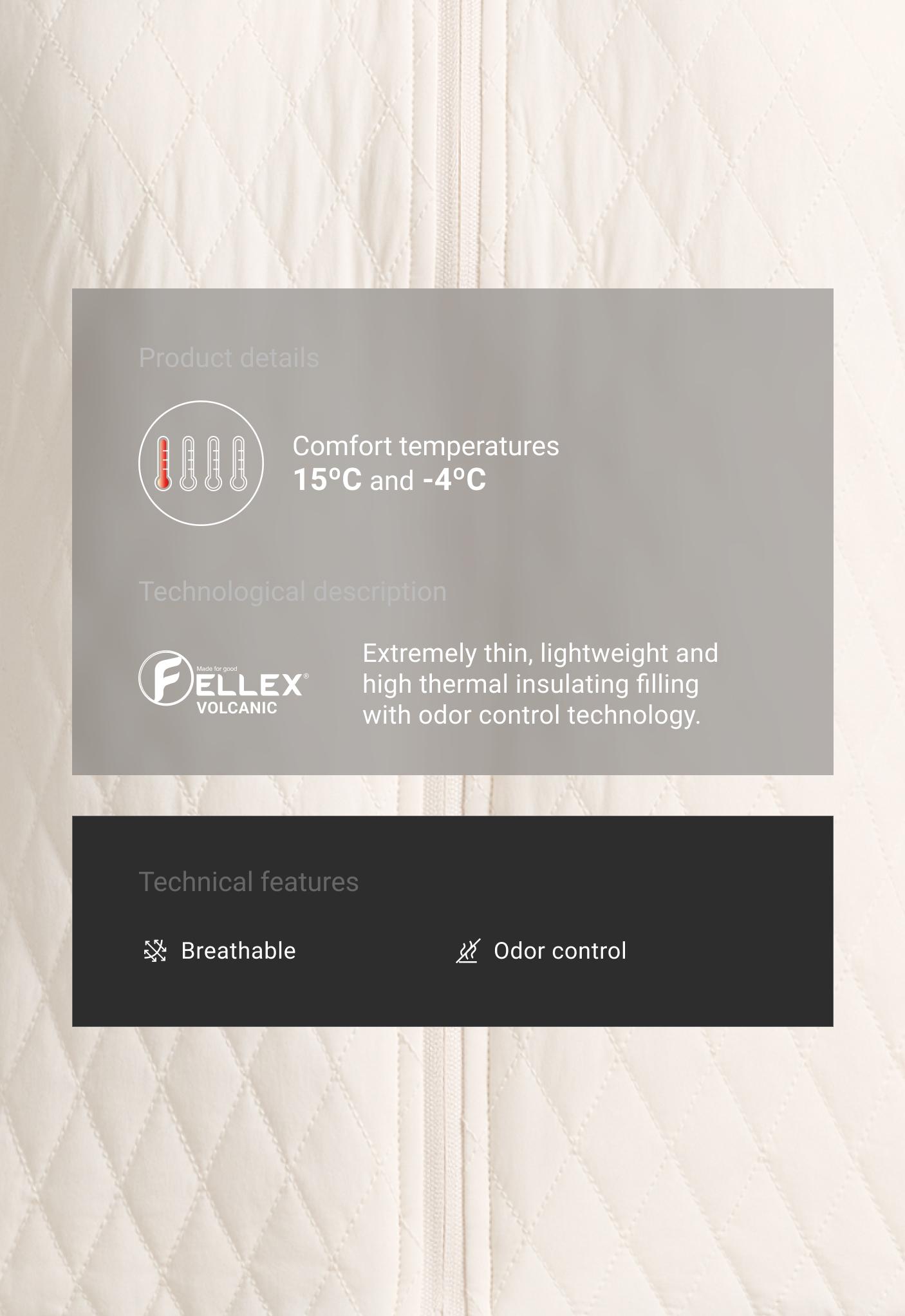 FELLEX® Volcanic hybrid technical padded jacket