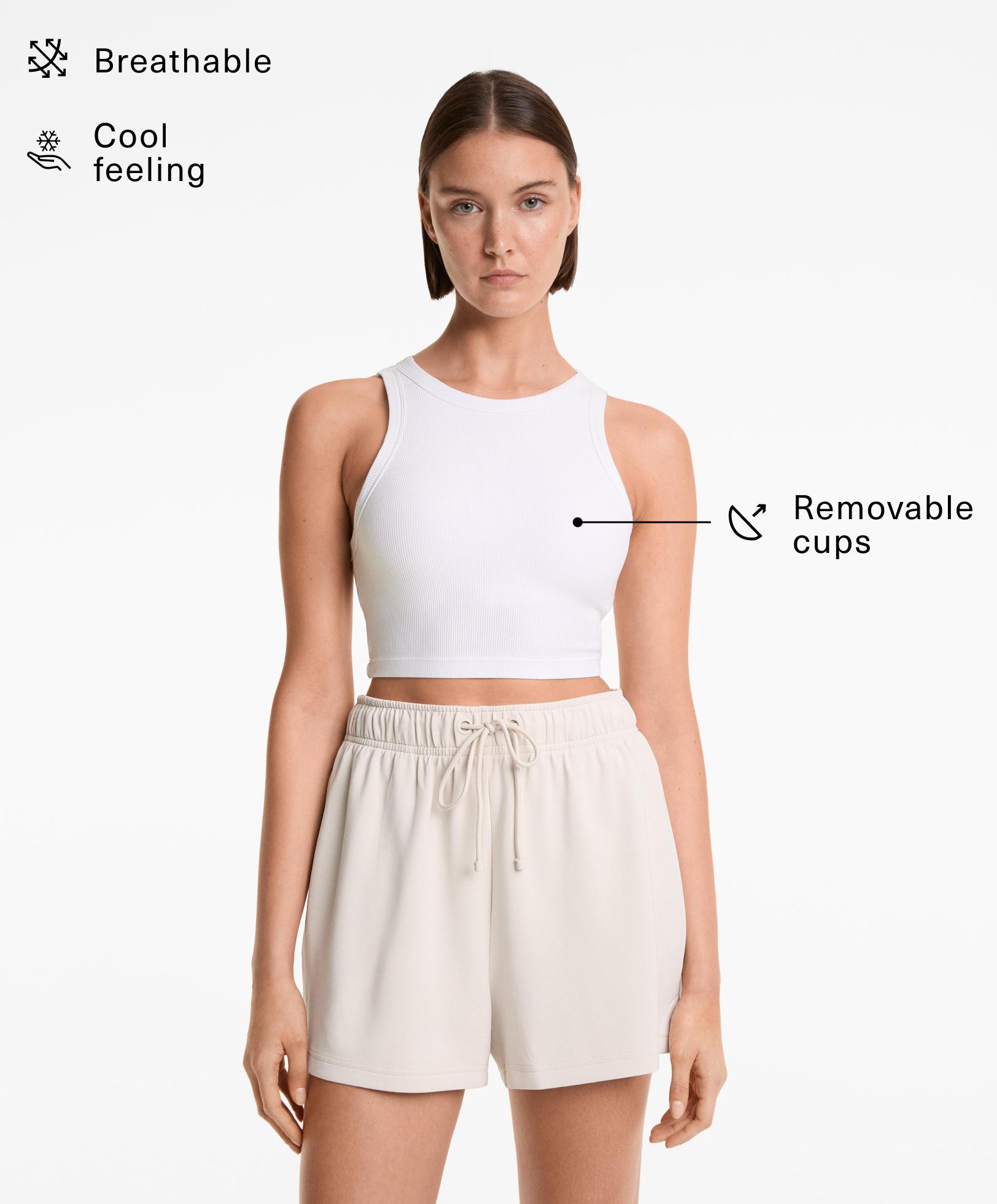 Tank Top Modal-Mischung Körbchen Tank Top Modal-Mischung Körbchen