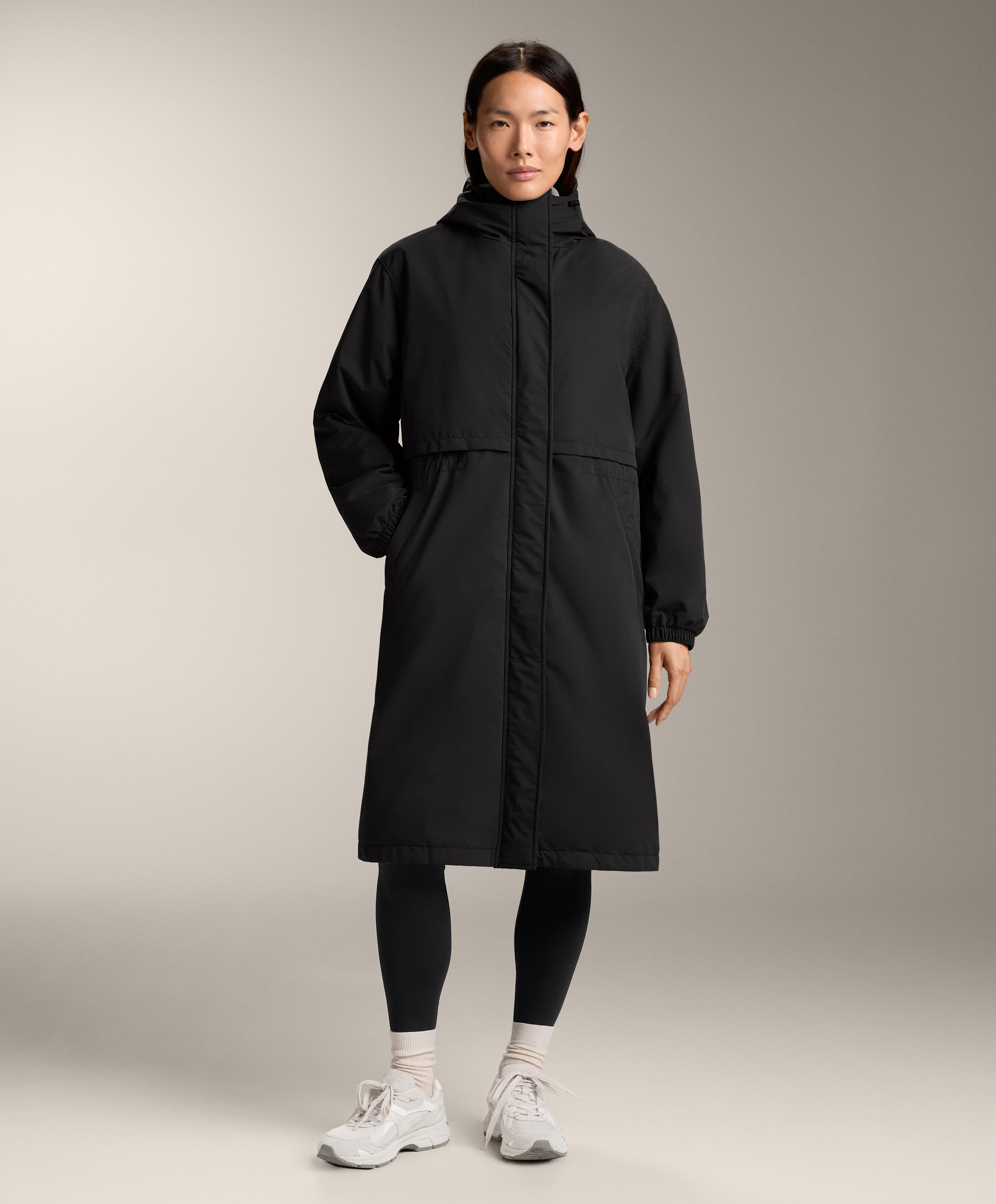 HALODFS ブラック オーバーオール　プロシェル FELLEX® with AEROGEL 10k waterproof long padded jacket | OYSHO