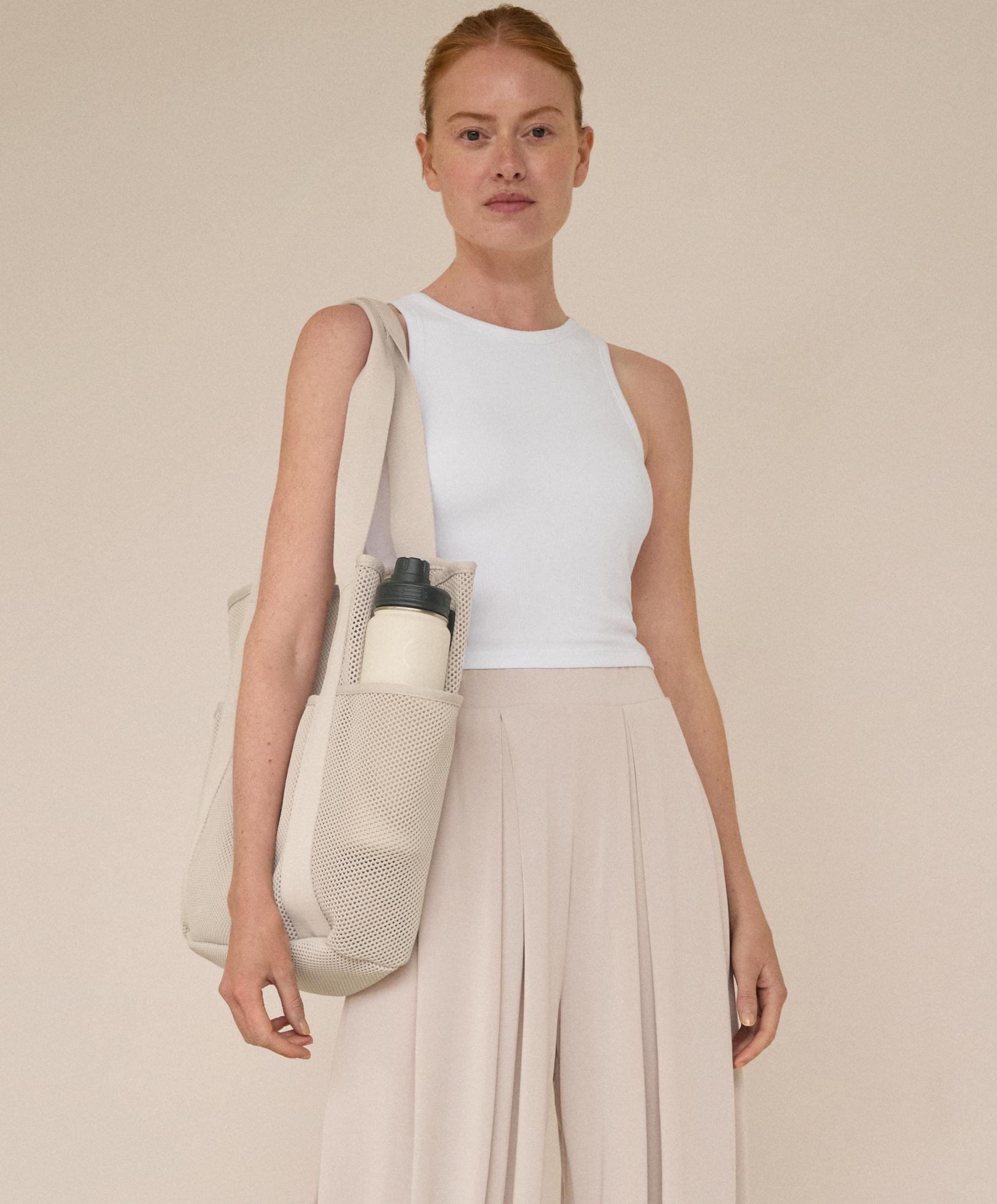 Rib modal blend long tank top