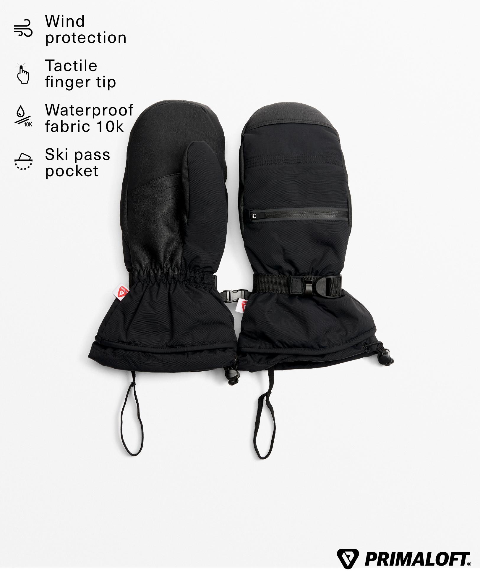 Primaloft® ski mittens  