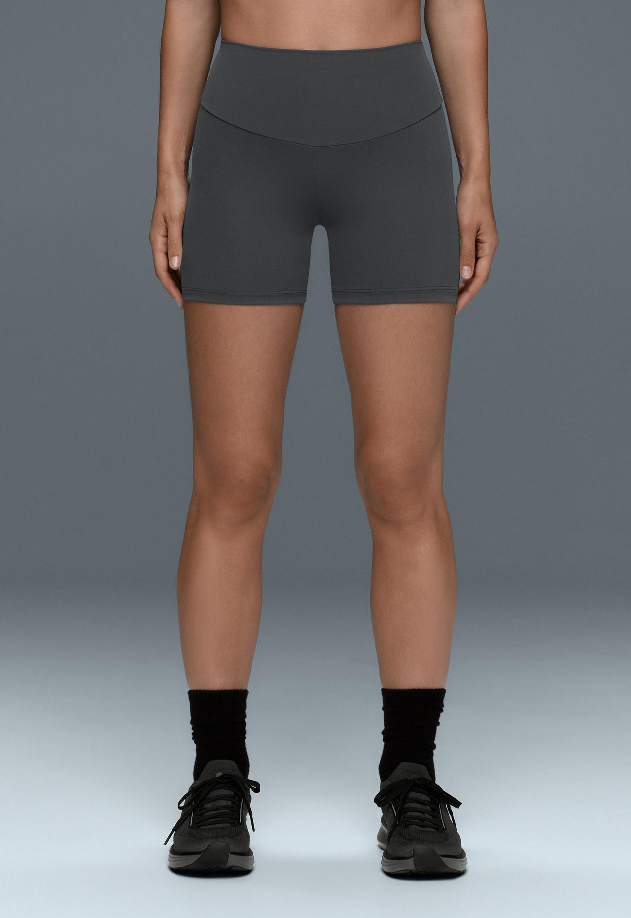 Hot pants high rise Comfortlux 10 cm — STEEL GREY
