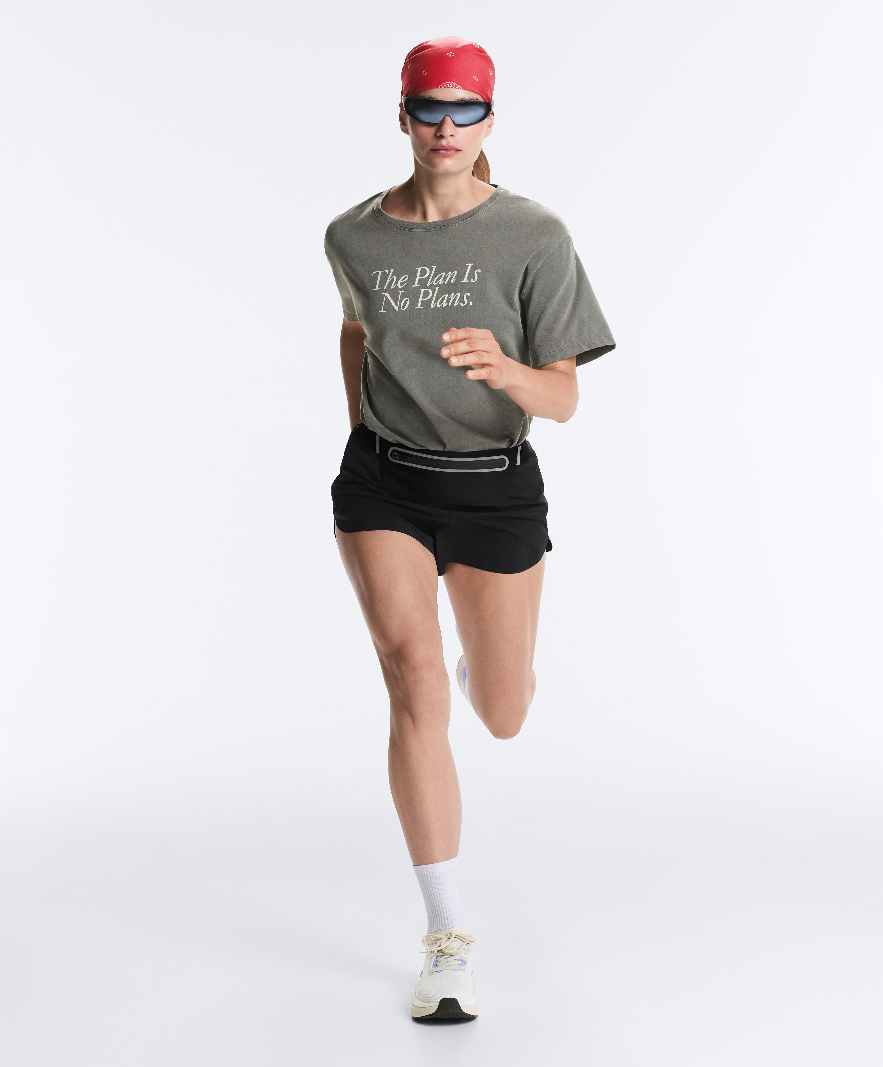 6cm mid-rise technical shorts — BLACK