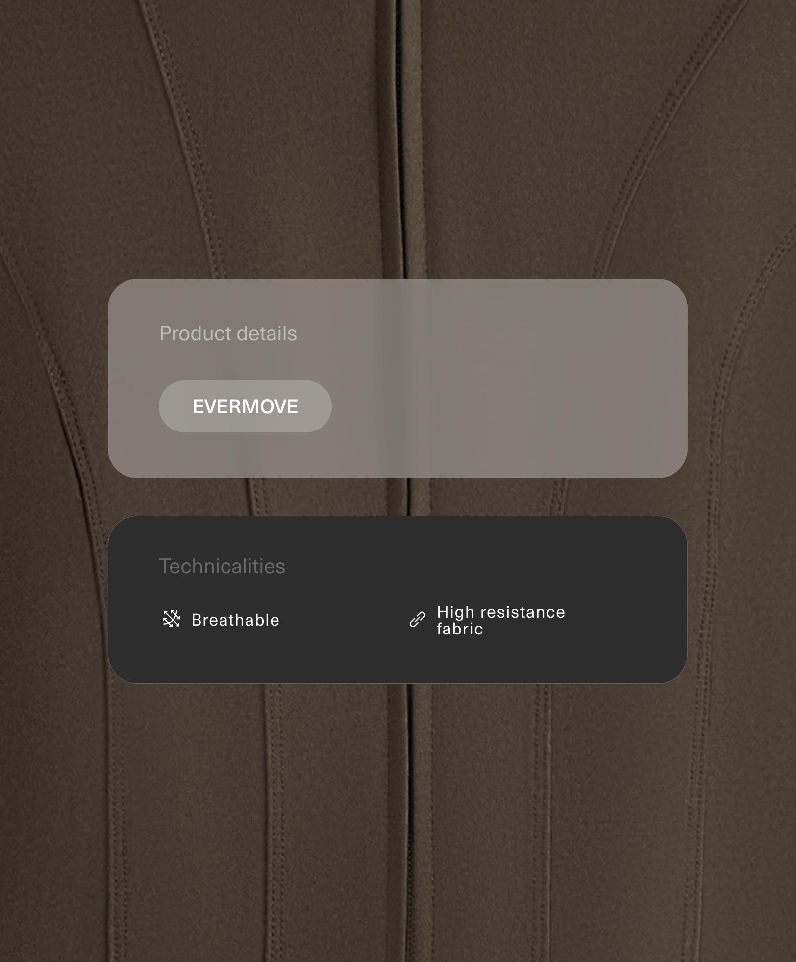 Evermove peplum-jakke Evermove peplum-jakke