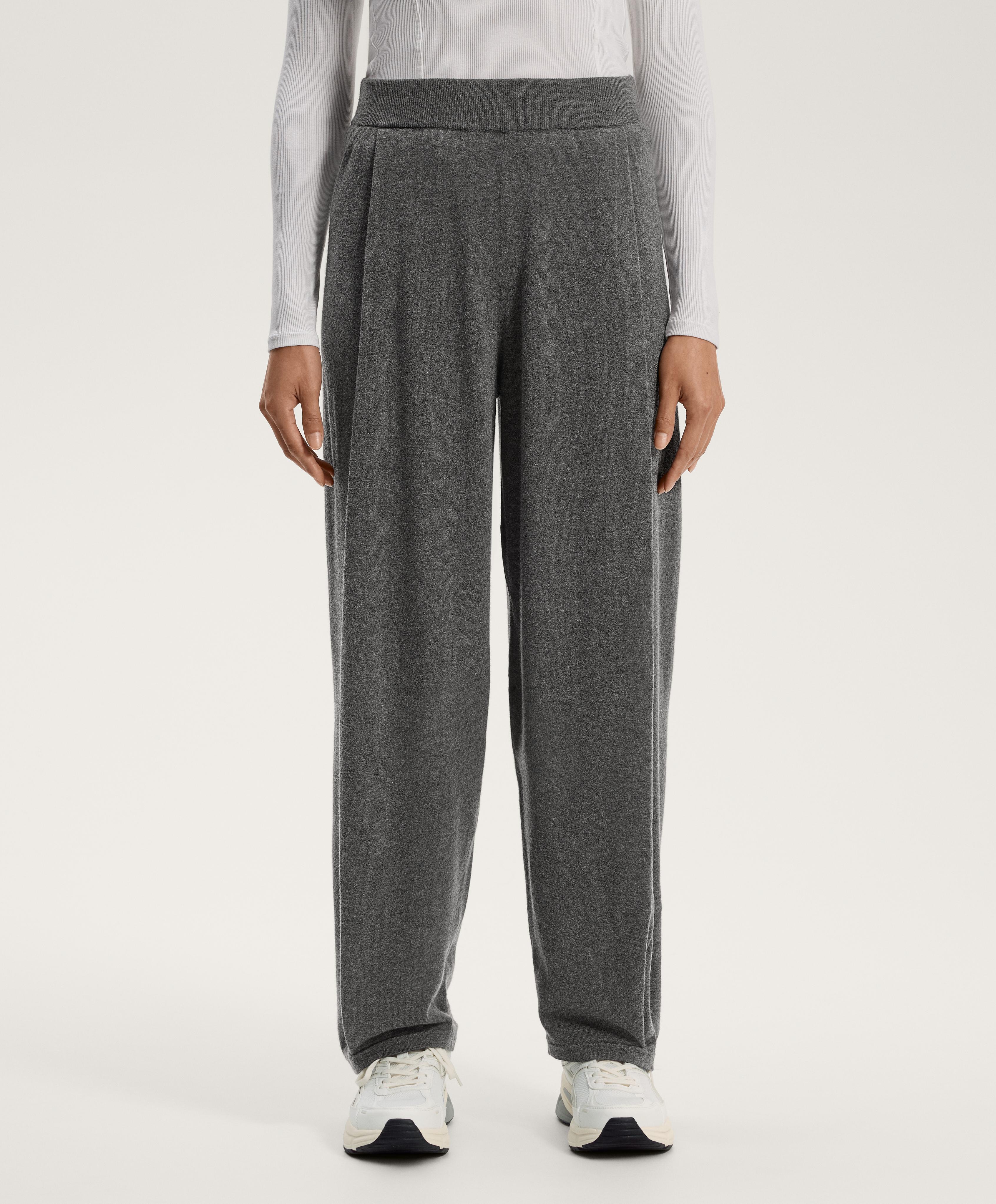Cocoon knit trousers