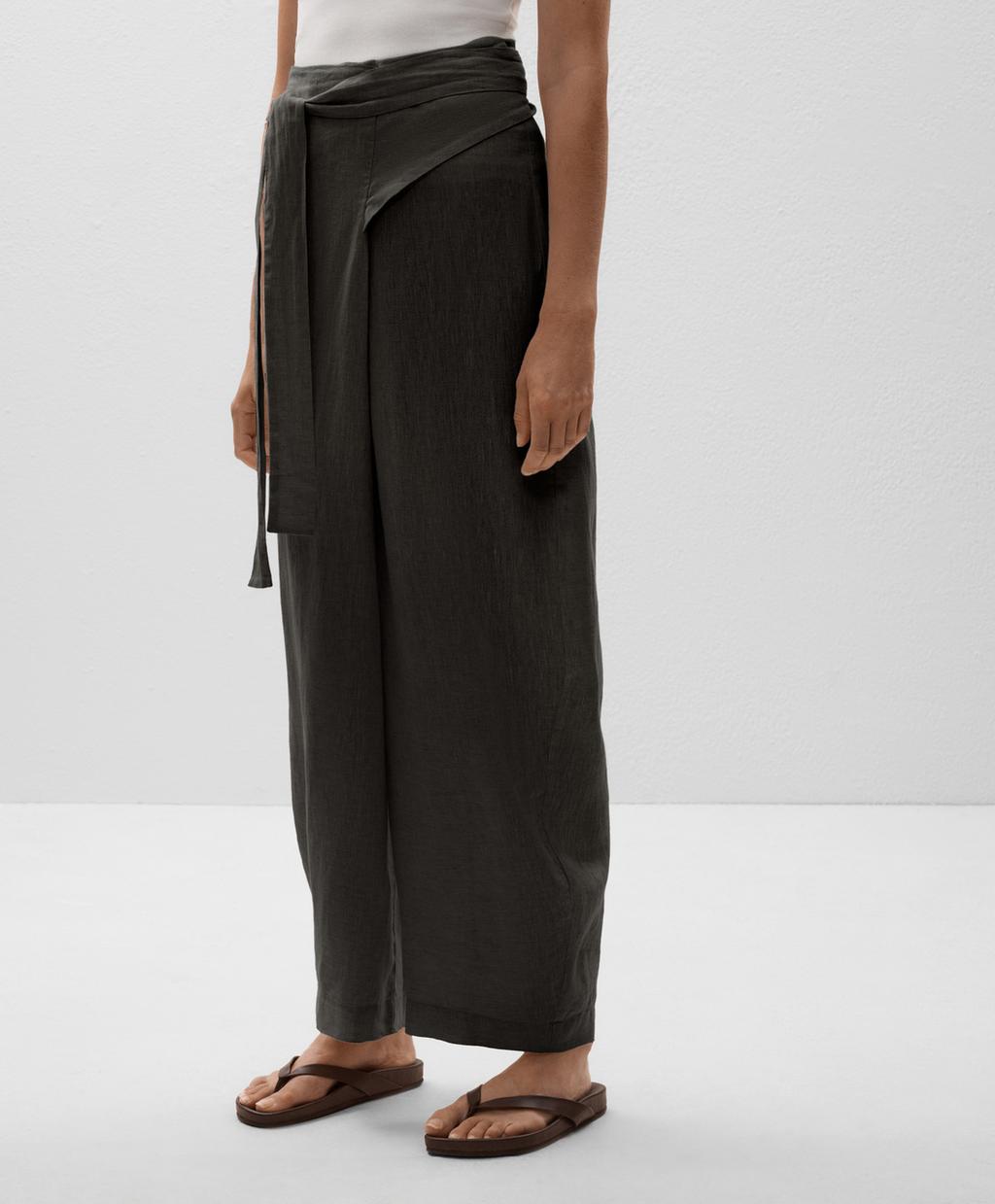 Wide Balloon Trousers in Sand